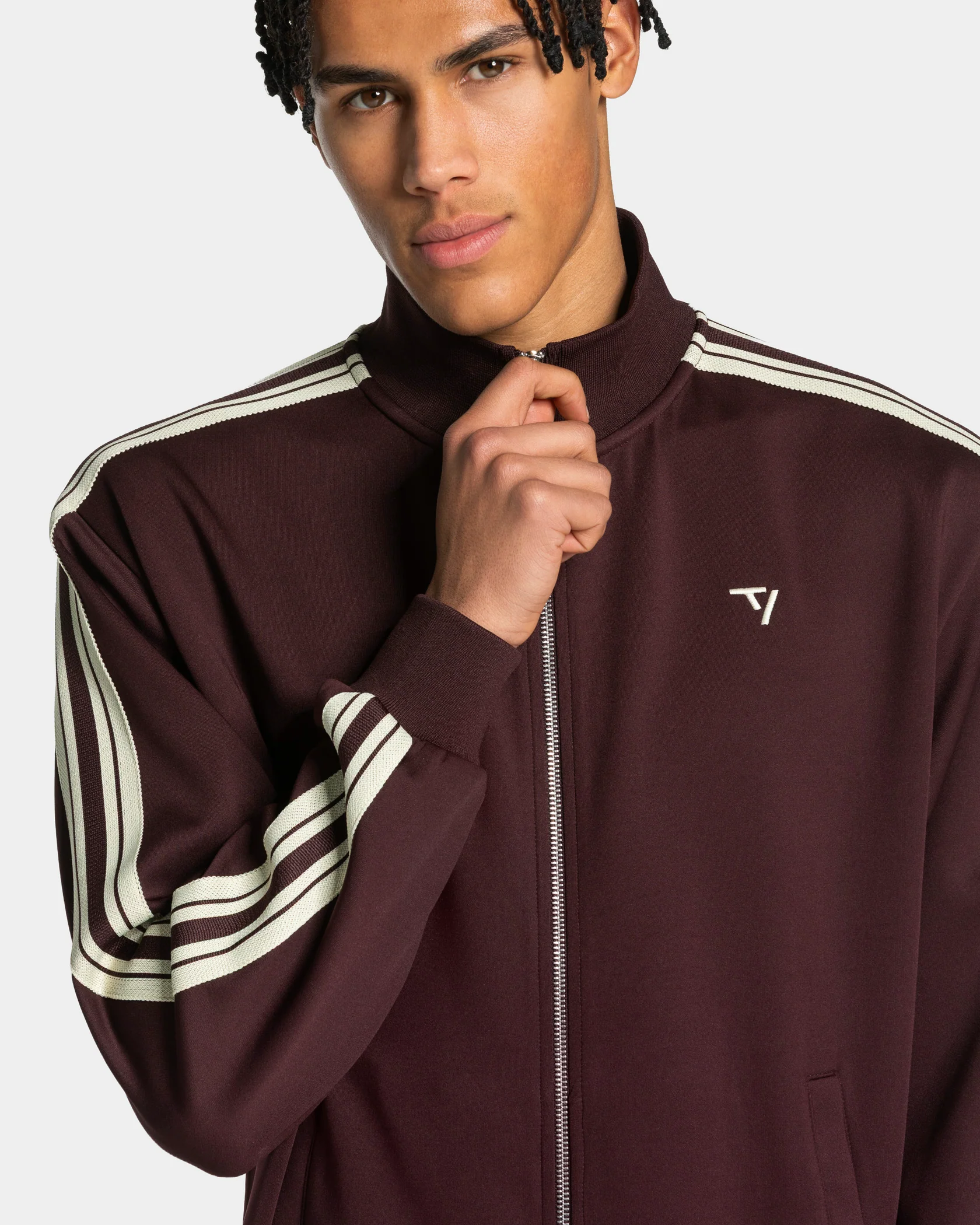 Club Zip Jacke "Merlot" - Image 4