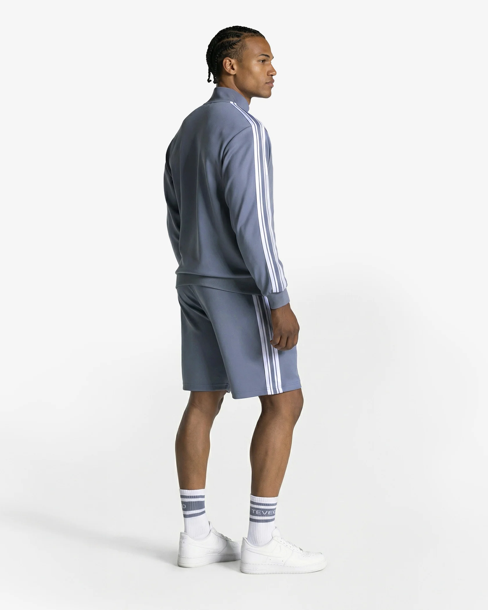 Club Zip Jacke "Stahlblau" - Image 5
