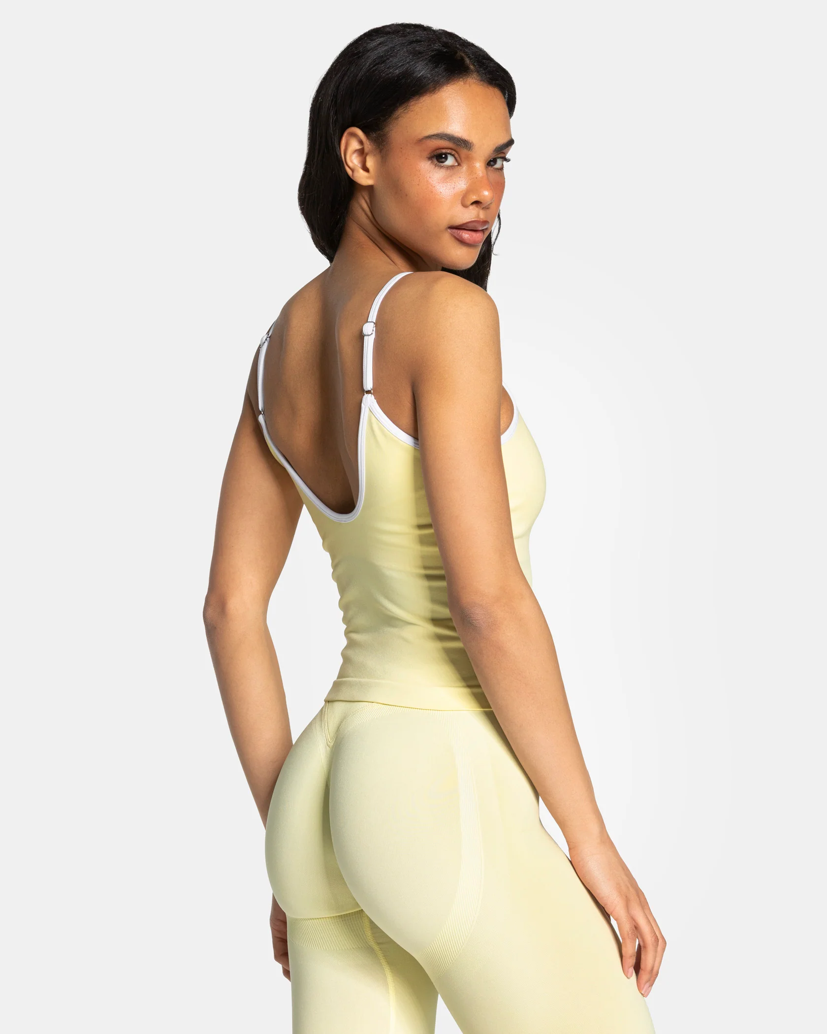 Contrastline Cami Top "Butter Yellow" - Image 2