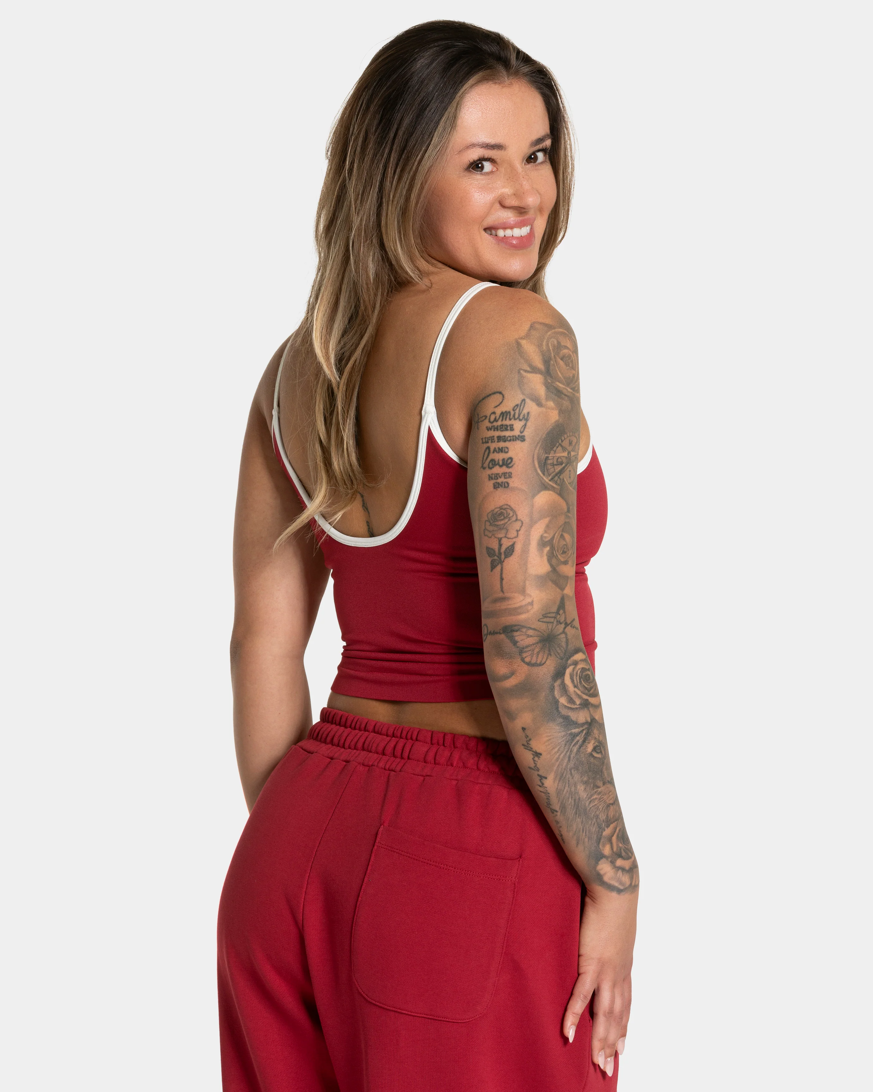 Contrastline Cami Top "Cherry" - Image 2