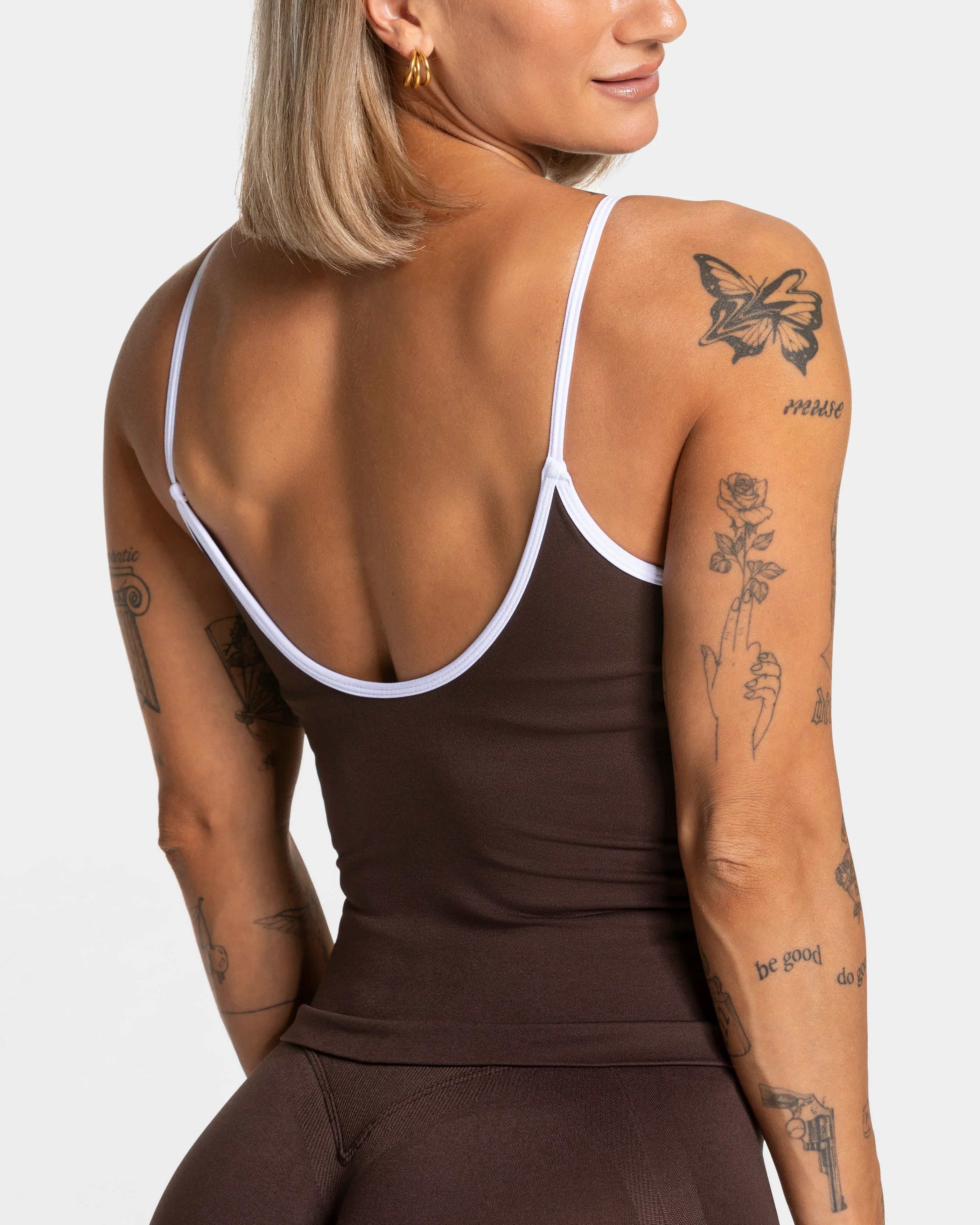 Contrastline Cami Top "Espresso" - Image 4