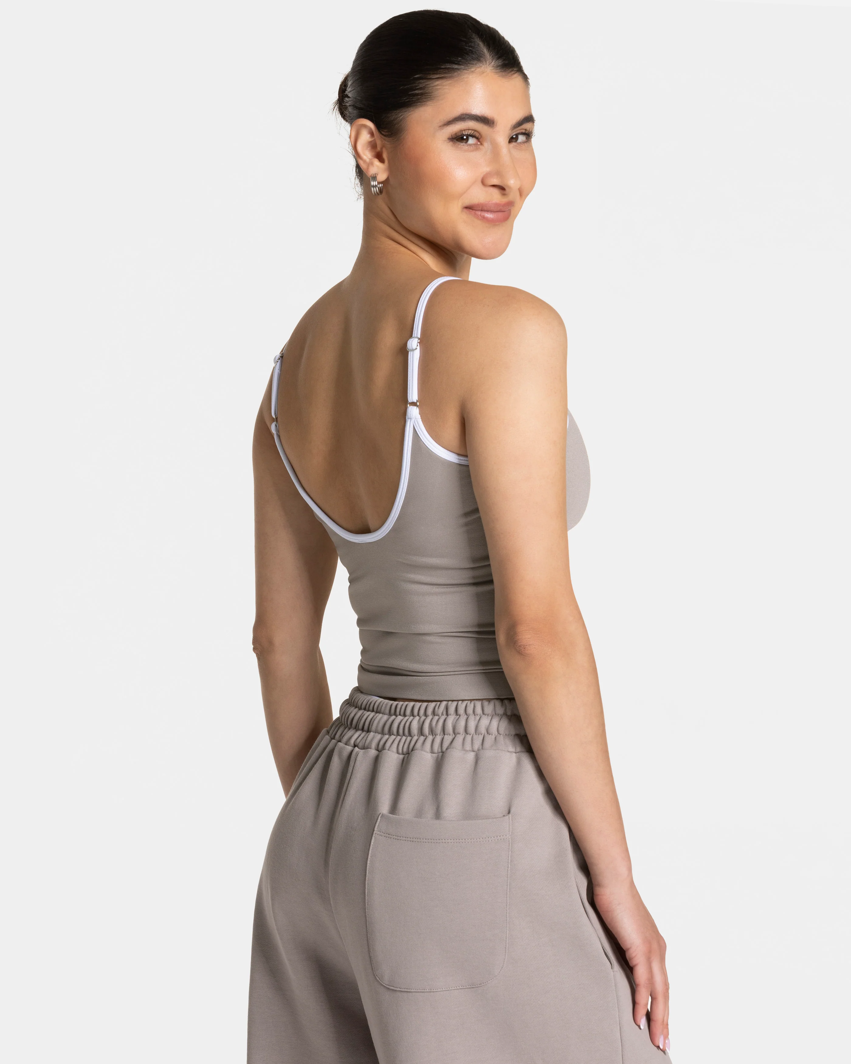 Contrastline Cami Top "Stone" - Image 2