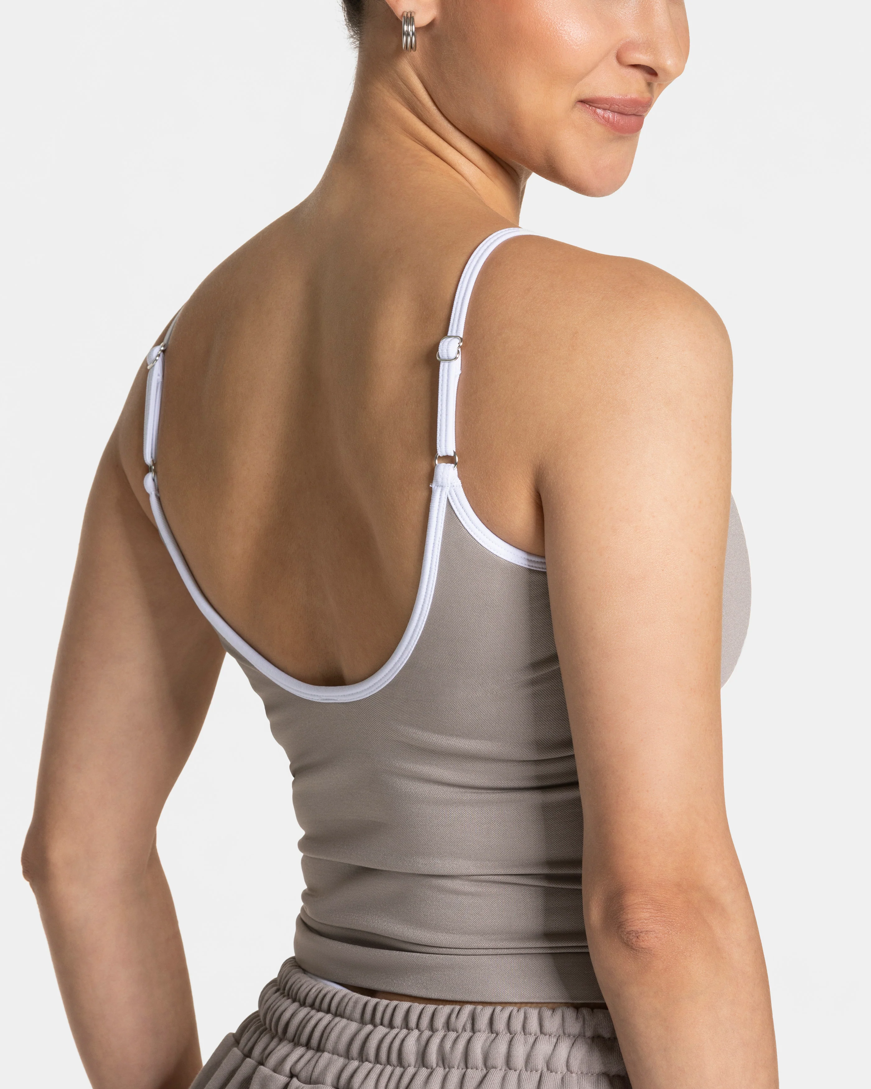 Contrastline Cami Top "Stone" - Image 4