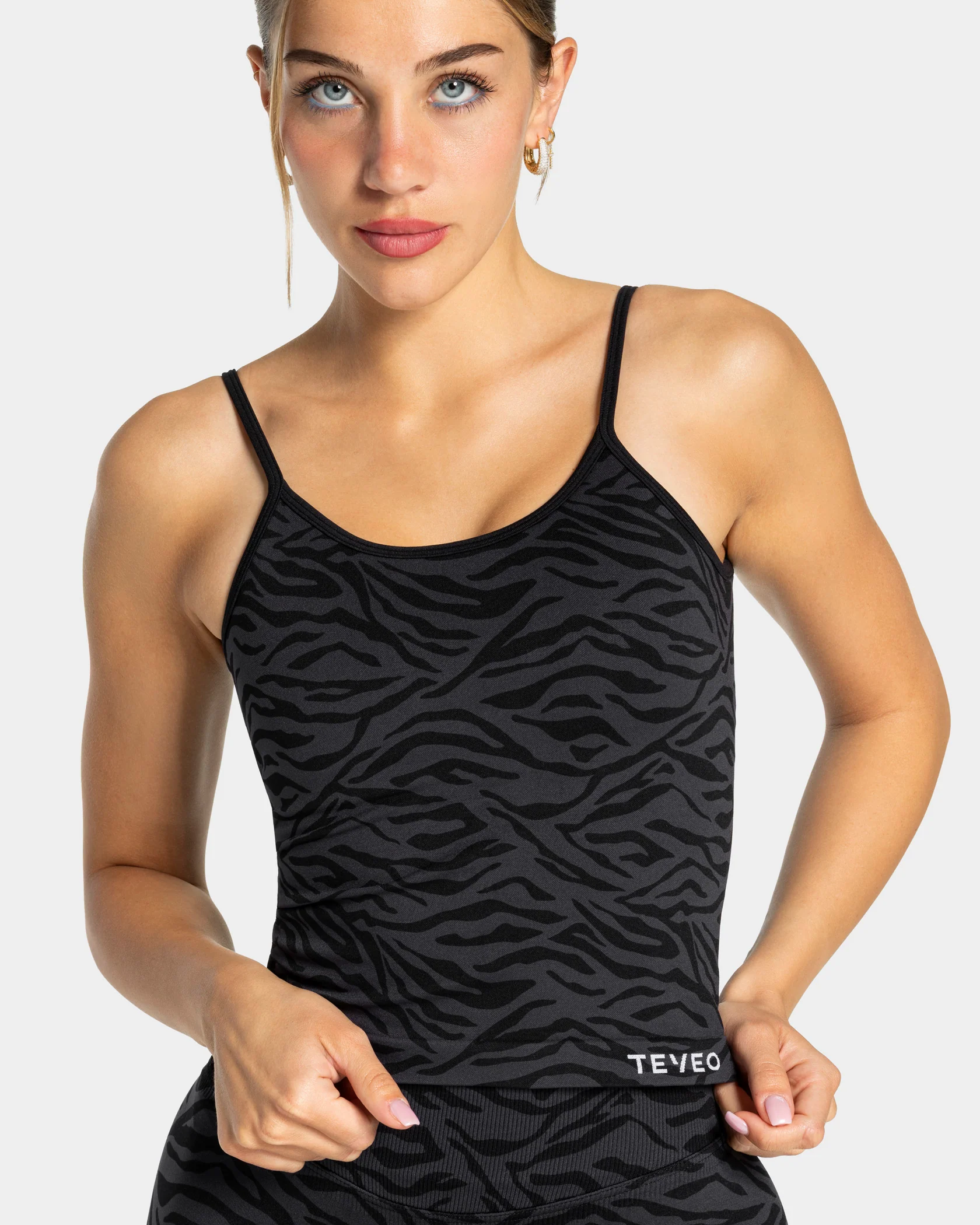 Contrastline Cami Top "Zebra Schwarz" - Image 4