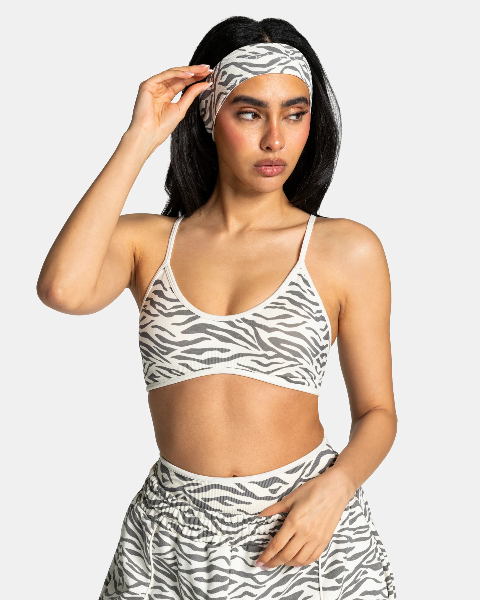 Contrastline Haarband "Zebra Off White" - Image 3