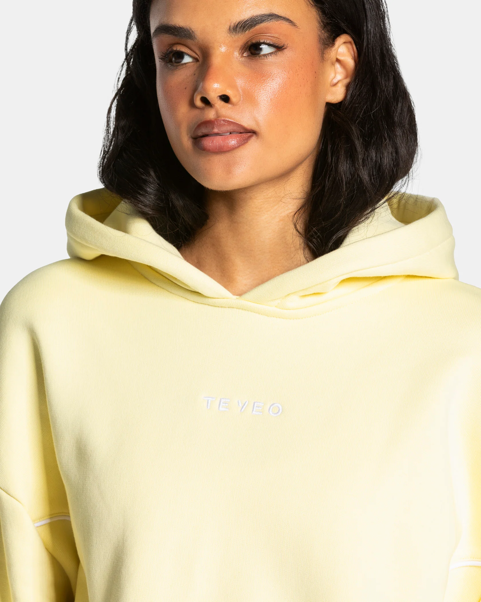 Contrastline Hooded Sweater "Butter Yellow" - Image 4