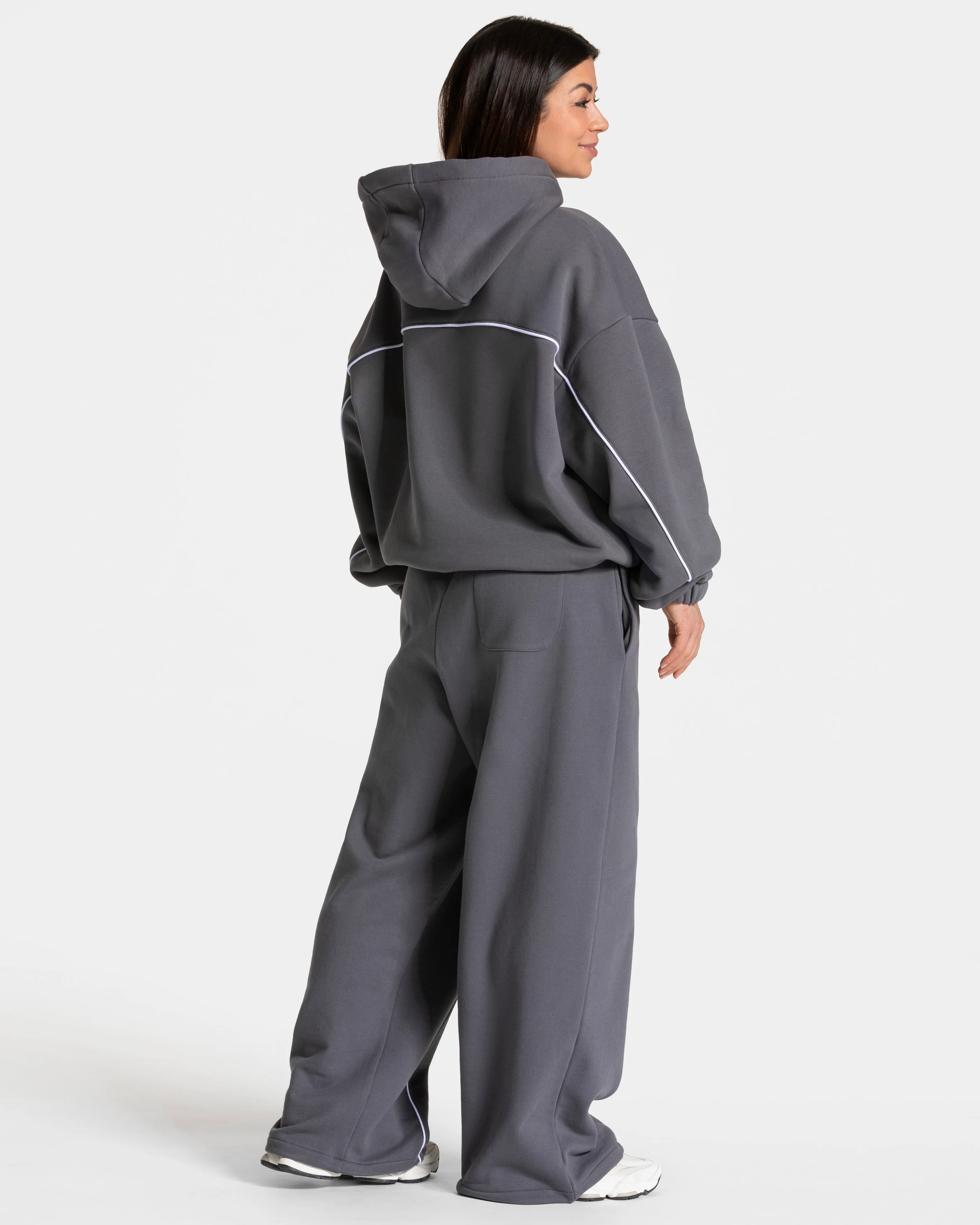 Contrastline Hooded Sweater "Graphit" - Image 5