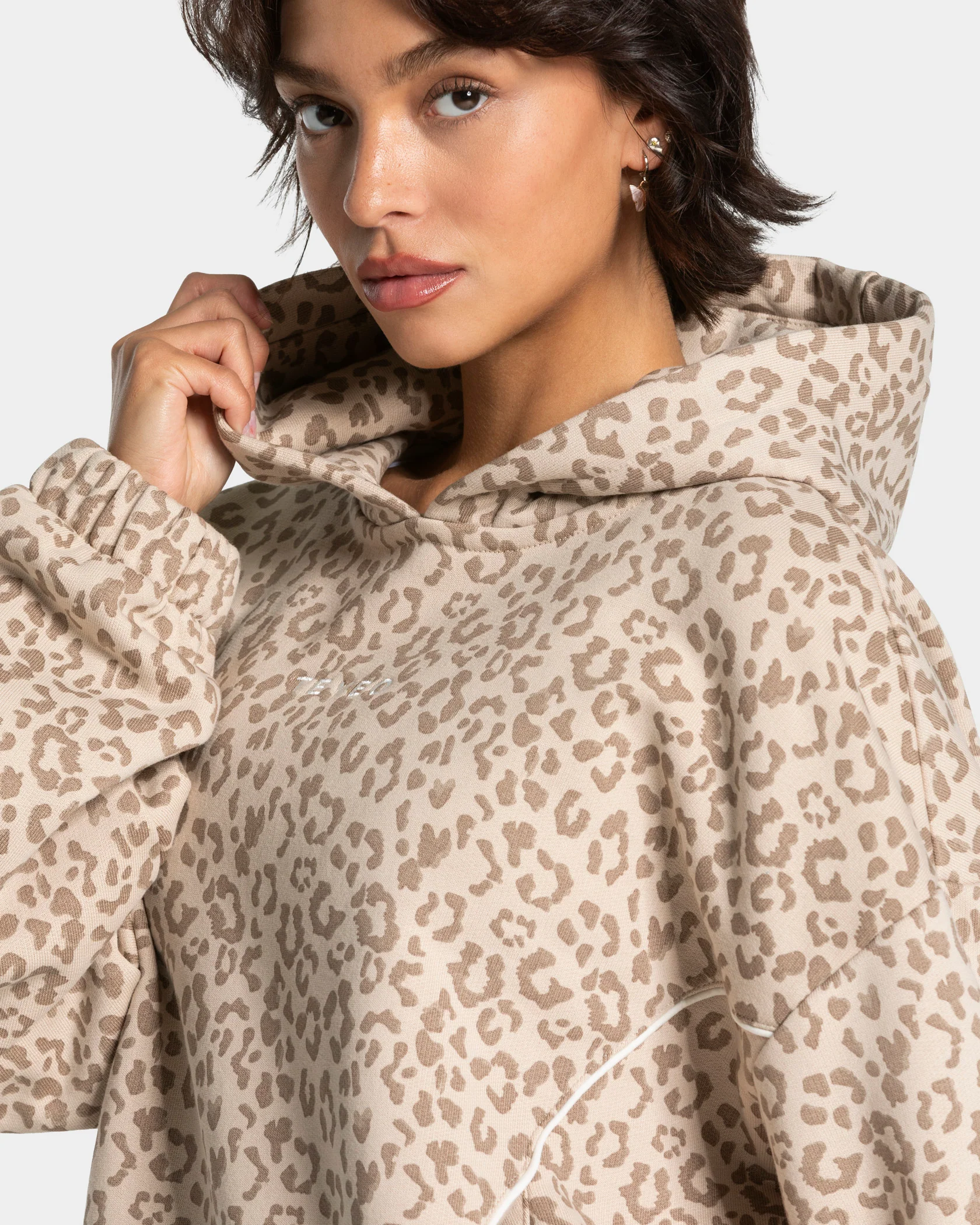 Contrastline Hooded Sweater "Leo Cream" - Image 4