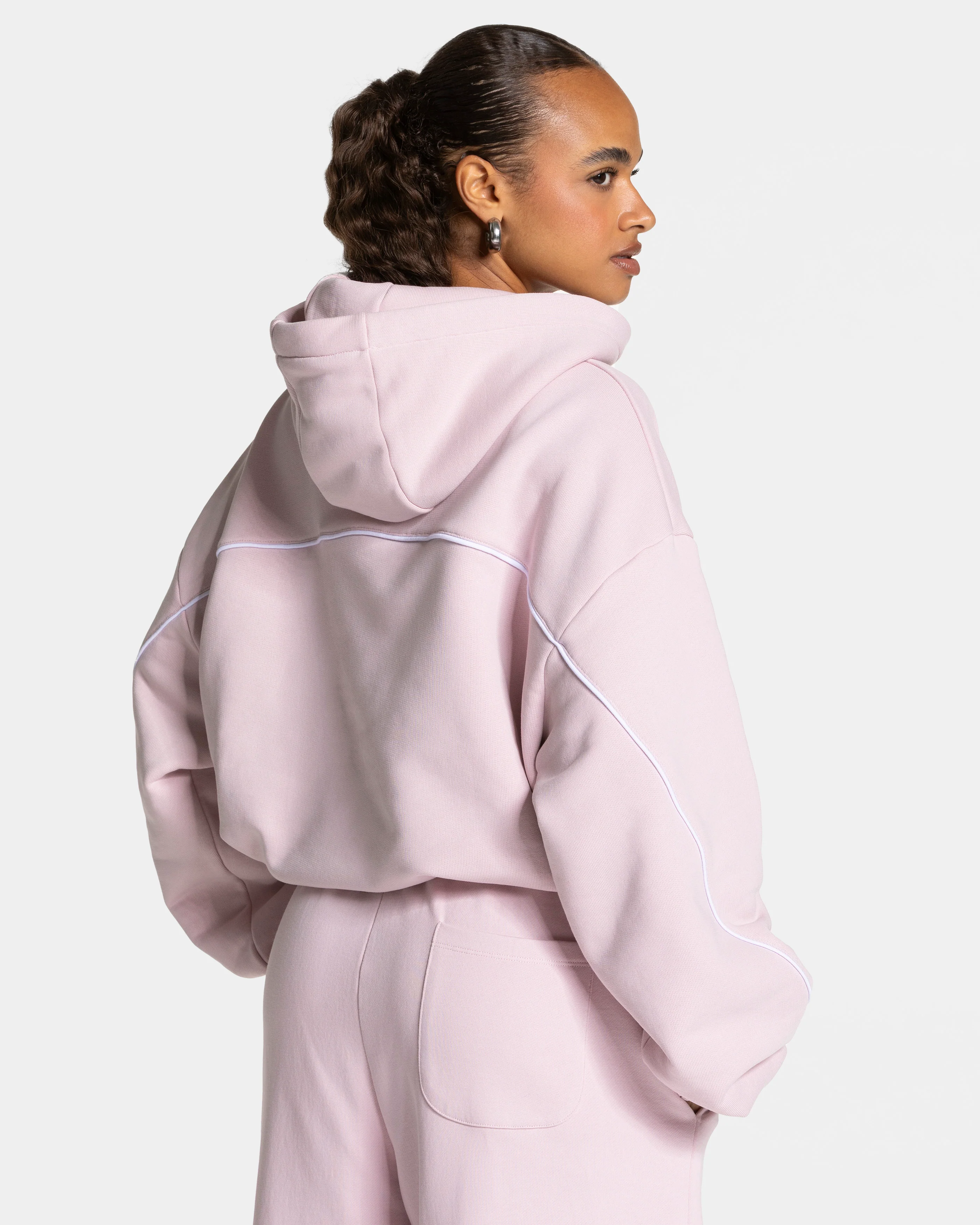 Contrastline Hooded Sweater "Rosa" - Image 2