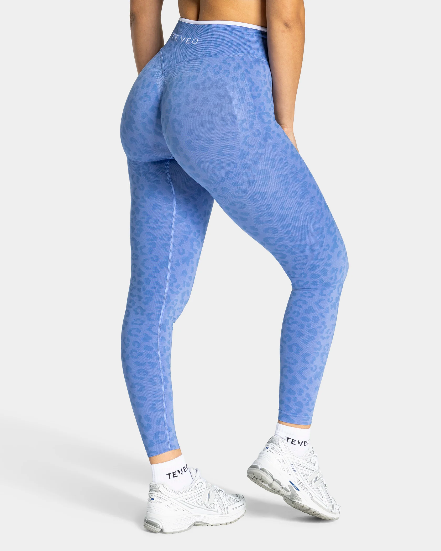 Contrastline Leggings "Leo Azure" - Image 2