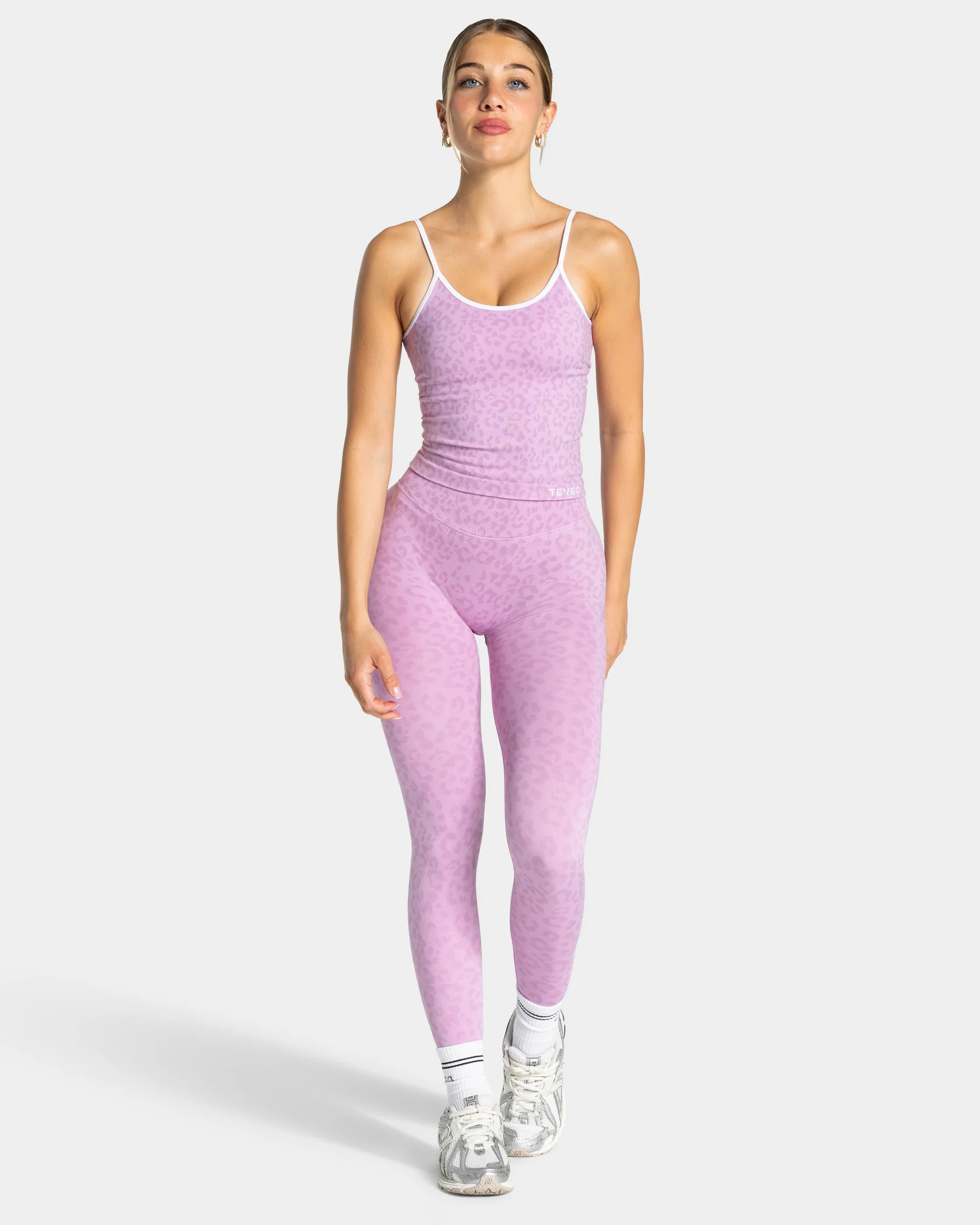 Contrastline Leggings "Leo Orchid" - Image 3