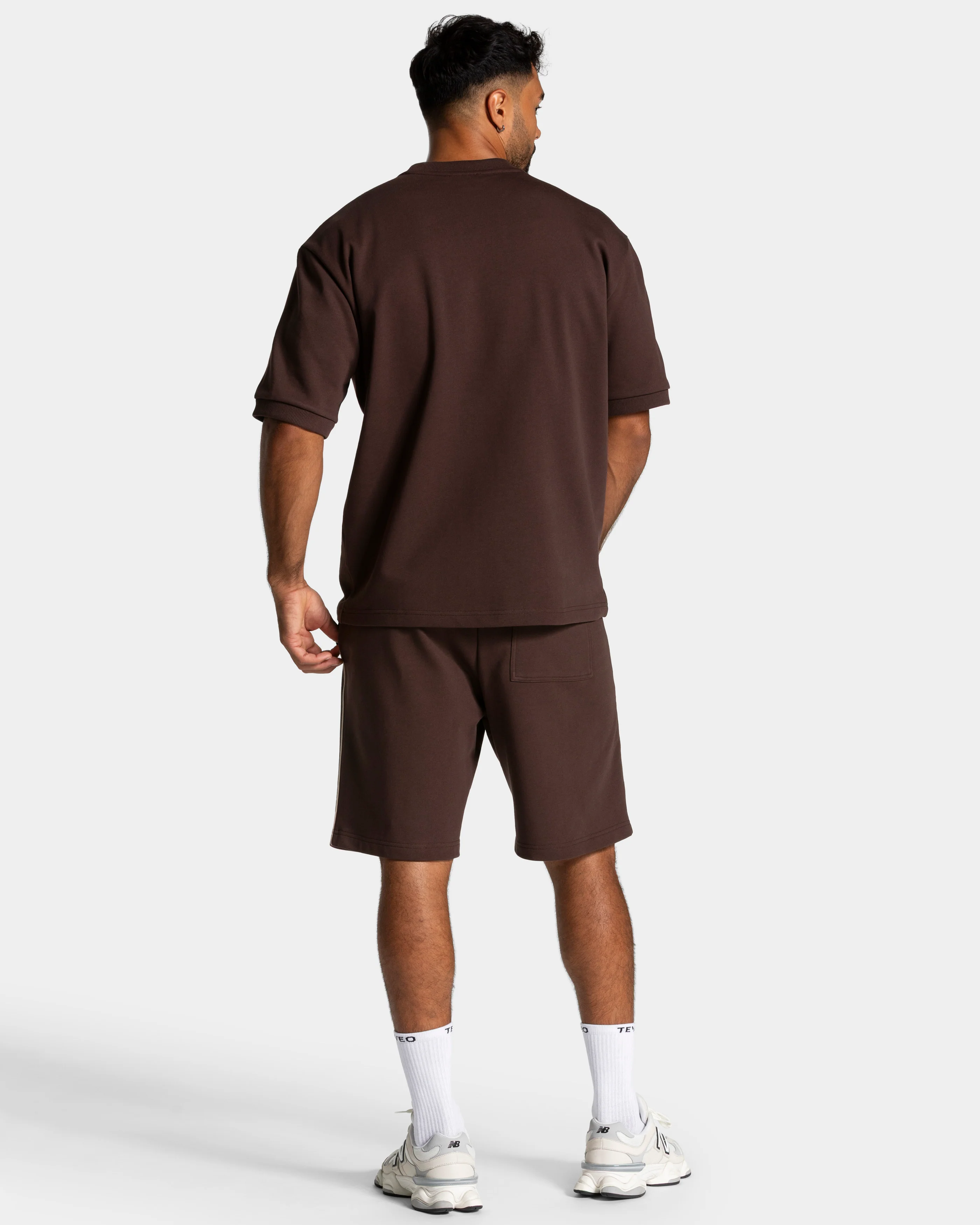 Contrastline Oversized T-Shirt "Espresso" - Image 5