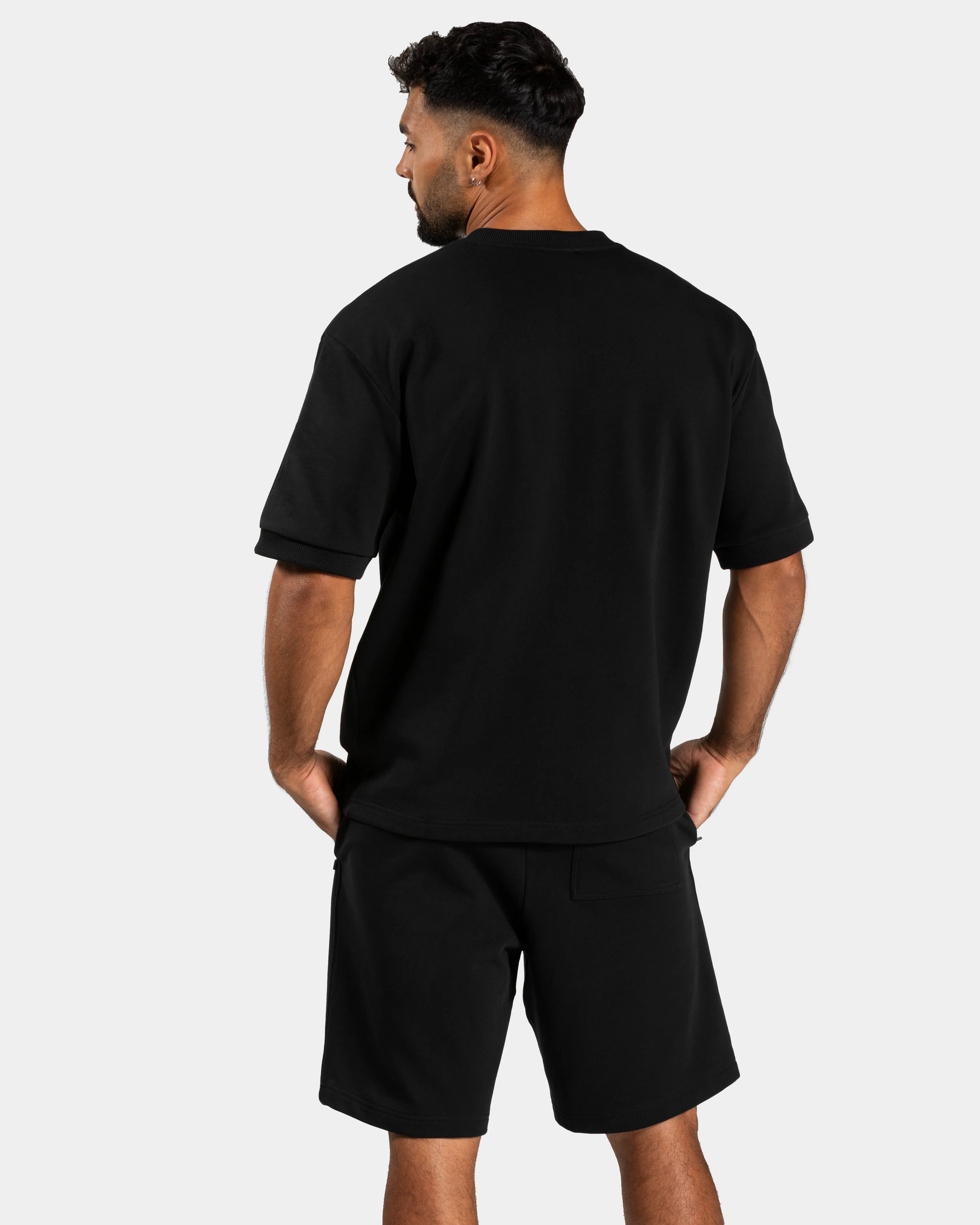 Contrastline Oversized T-Shirt "Schwarz" - Image 2