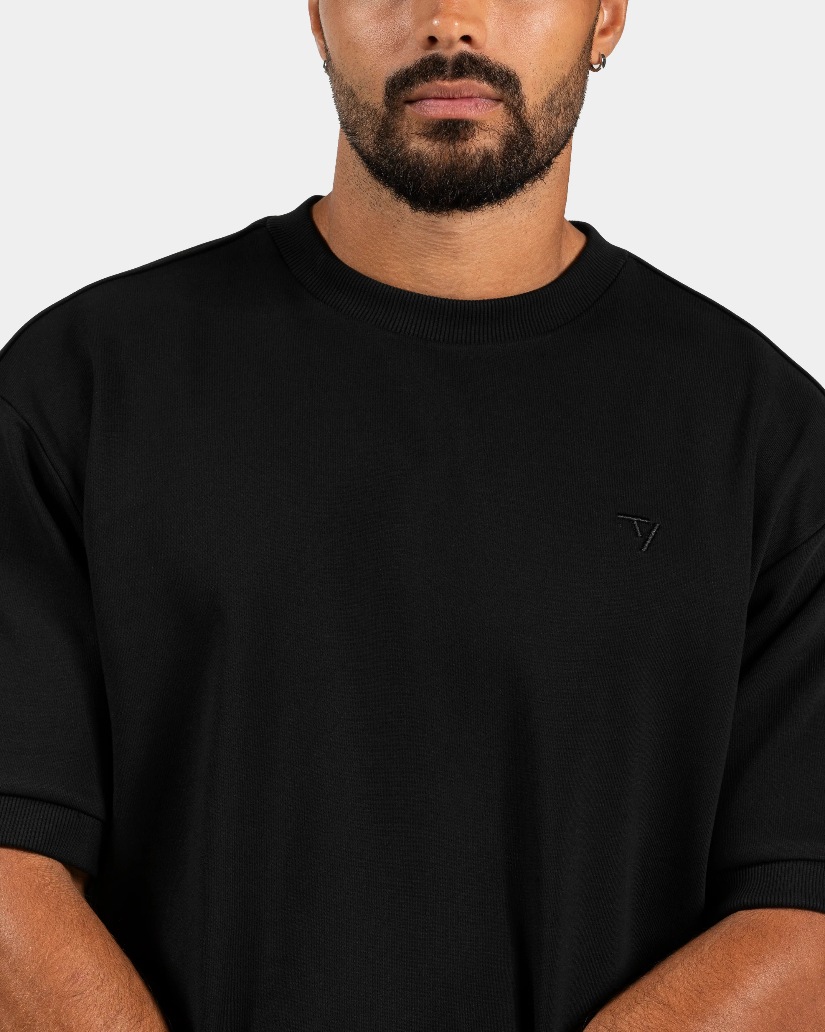 Contrastline Oversized T-Shirt "Schwarz" - Image 4