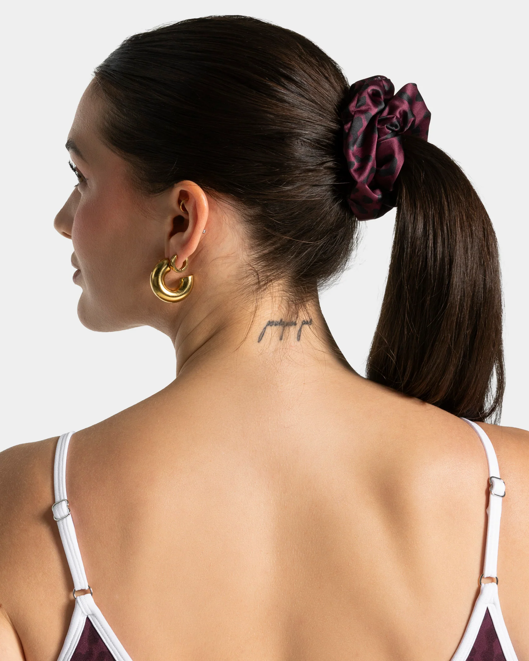 Contrastline Scrunchies (2er-Pack) ''Leo - Merlot'' - Image 3