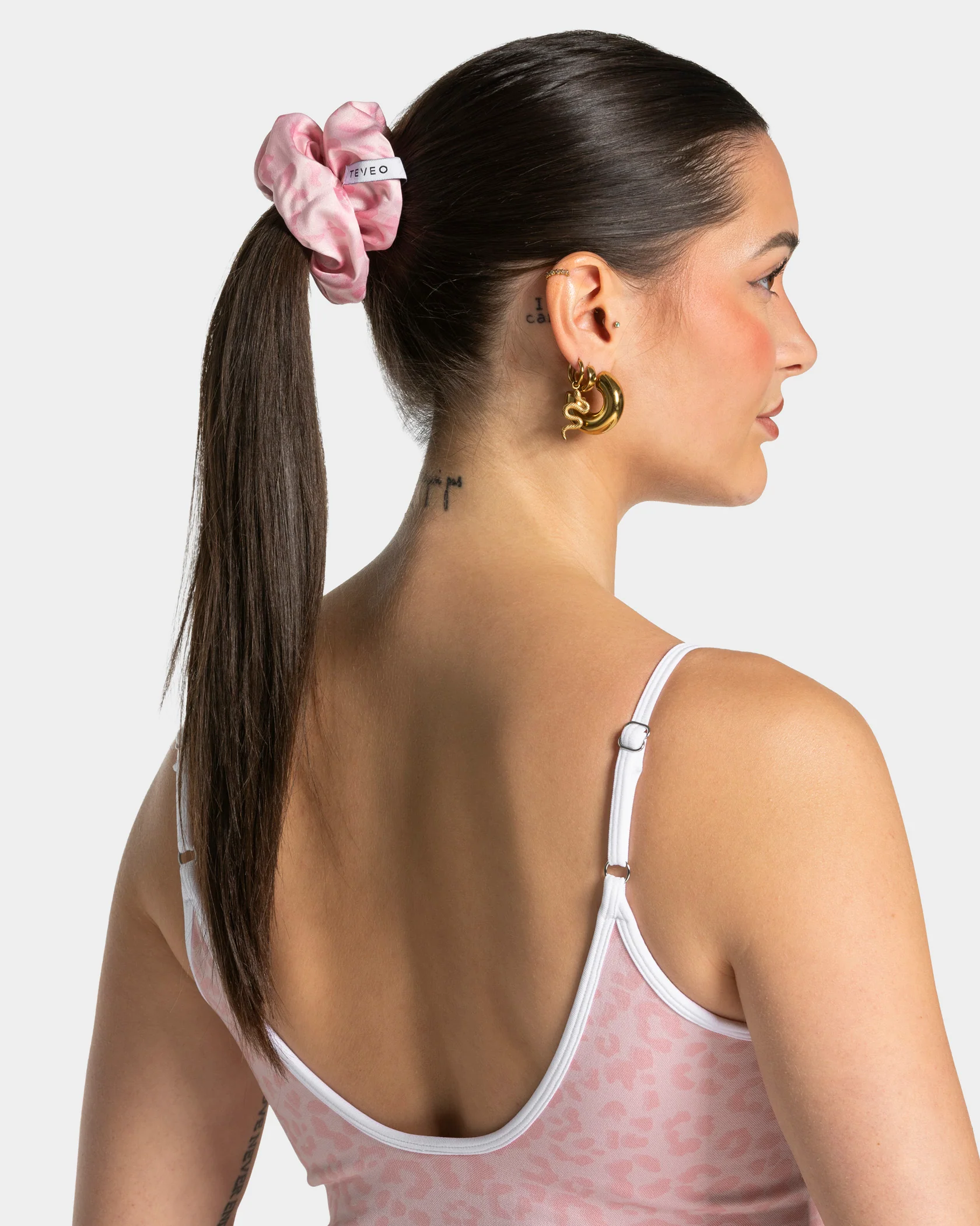 Contrastline Scrunchies (2er-Pack) ''Leo - Rosa'' - Image 4