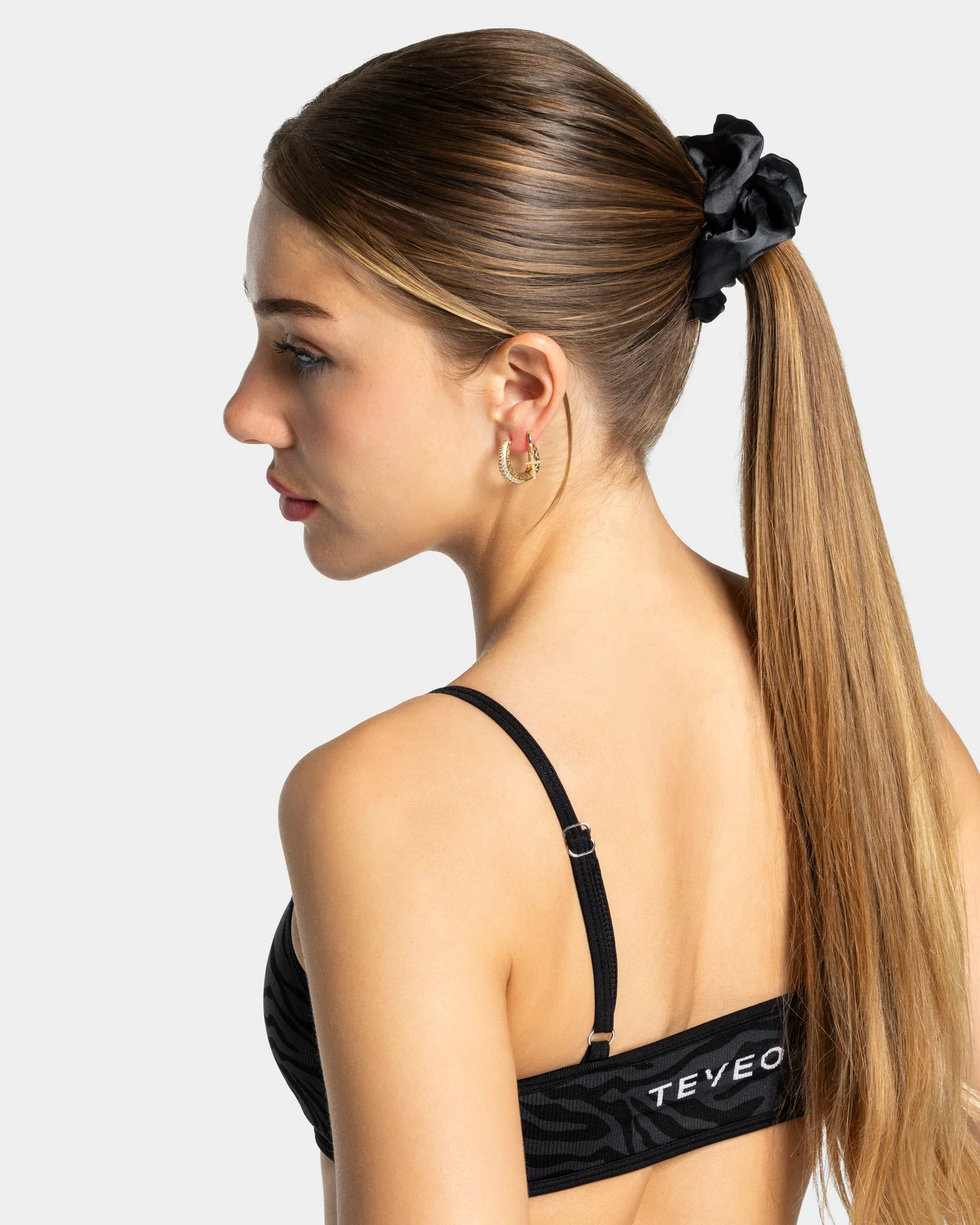 Contrastline Scrunchies (2er-Pack) ''Zebra - Schwarz'' - Image 3