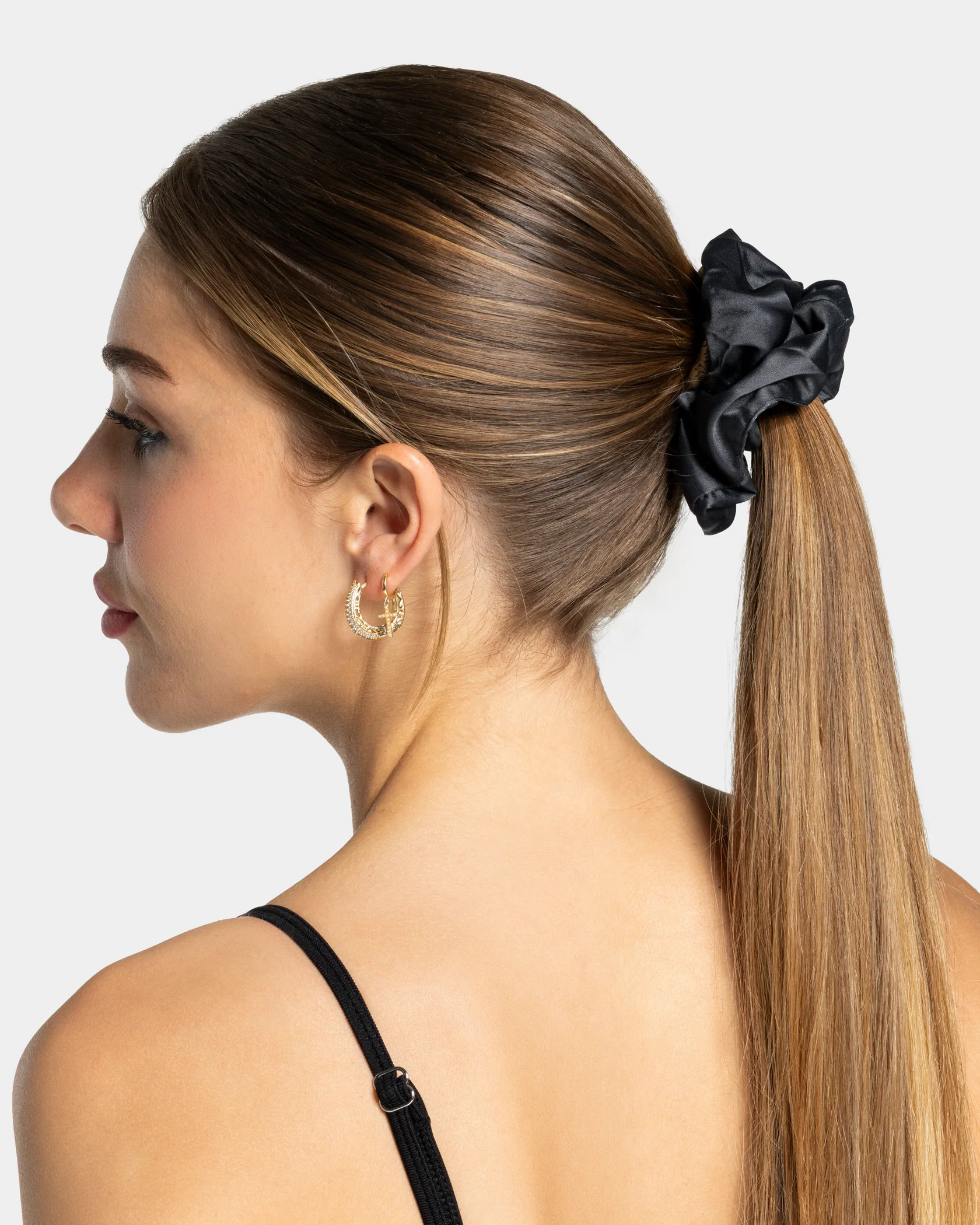 Contrastline Scrunchies (2er-Pack) ''Zebra - Schwarz'' - Image 5