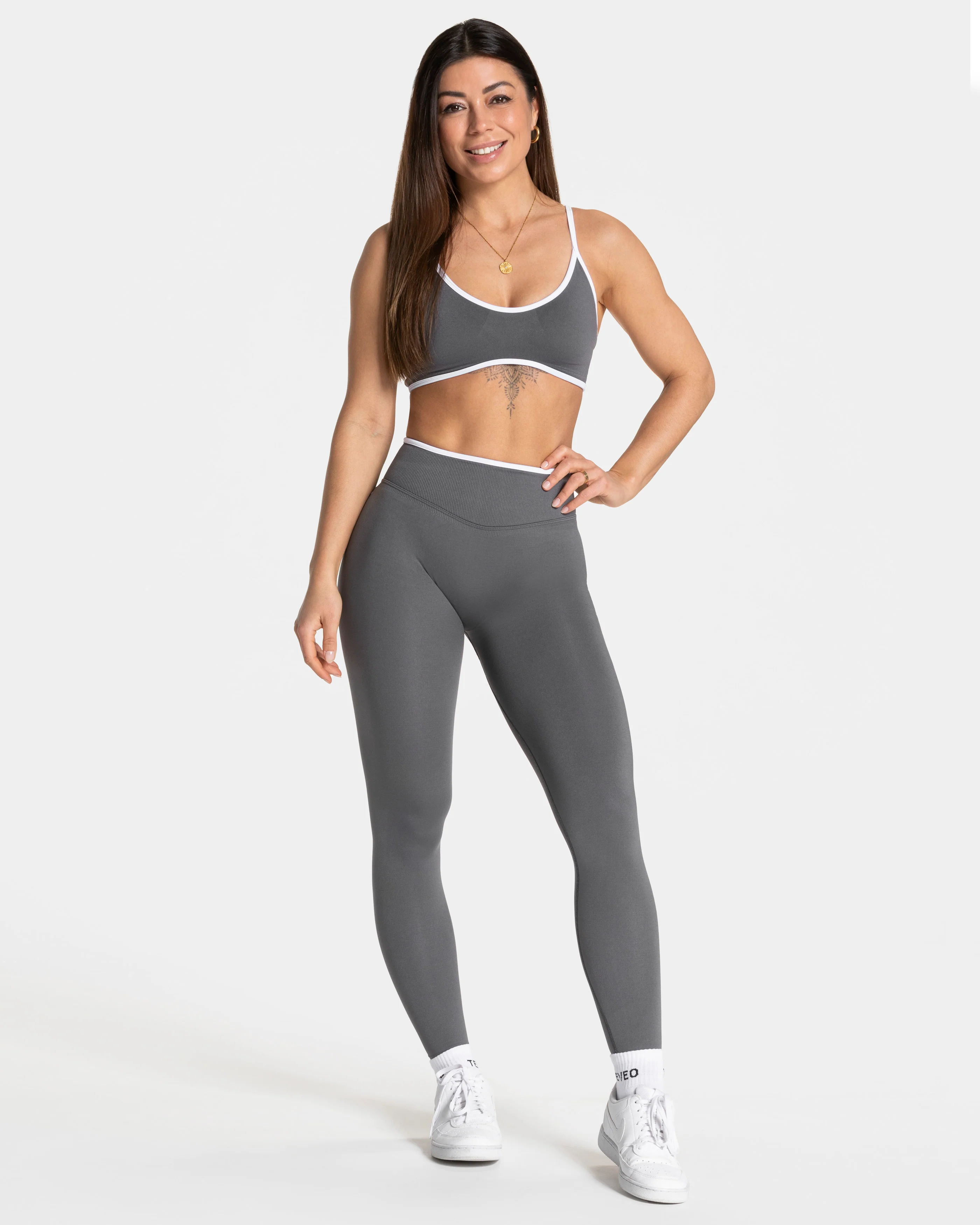 Contrastline Sculpt Scrunch Leggings "Graphit" - Image 3