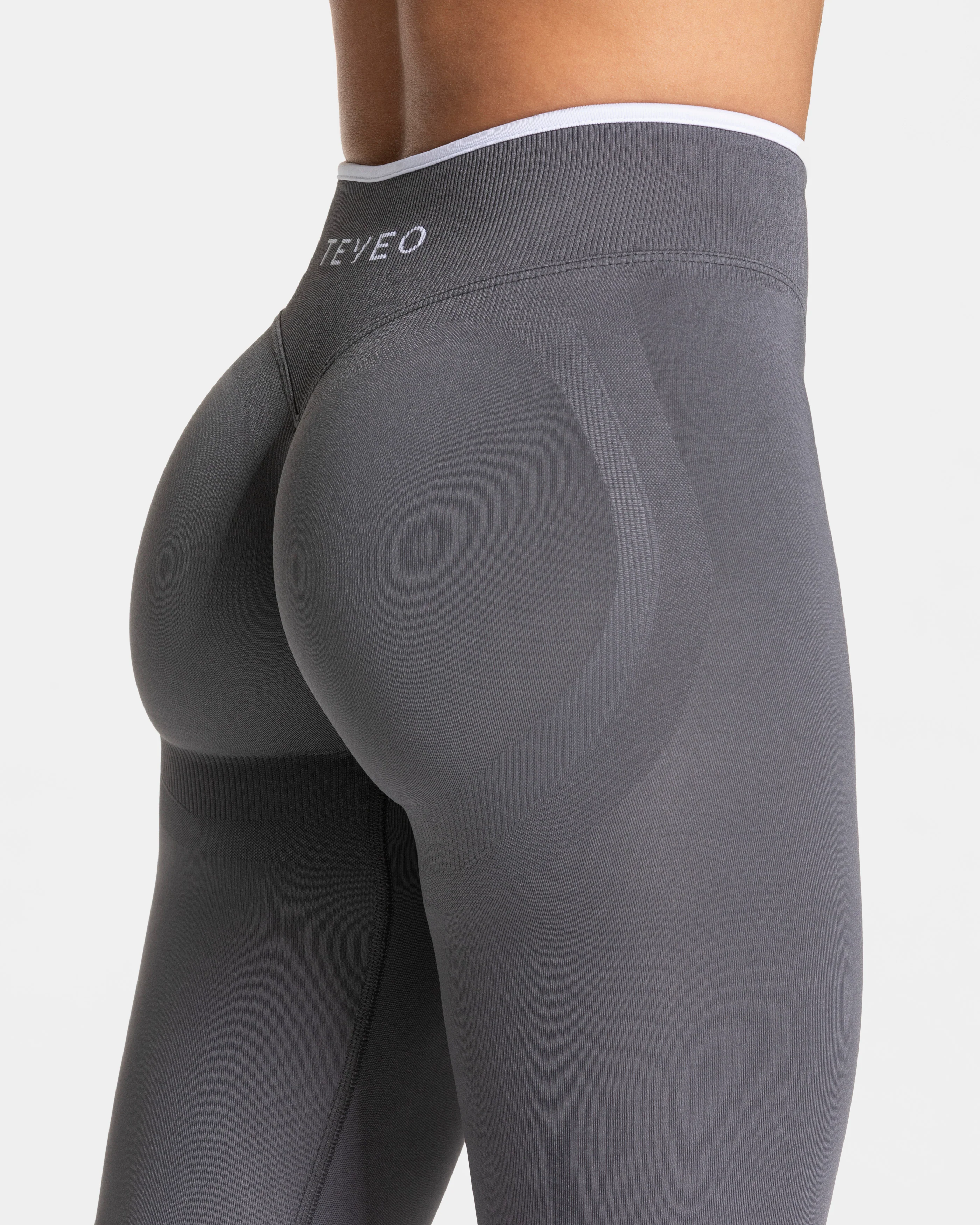 Contrastline Sculpt Scrunch Leggings "Graphit" - Image 4