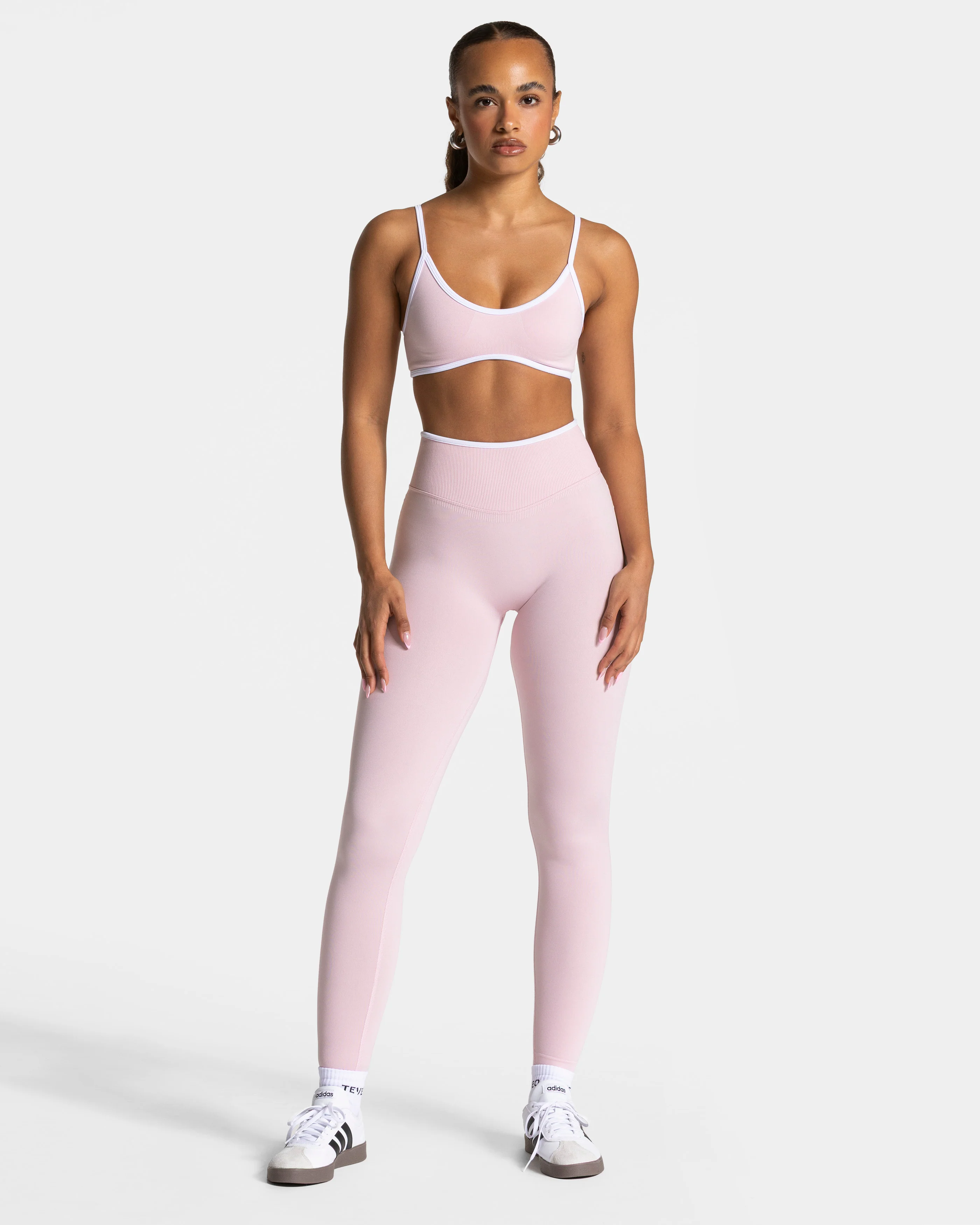 Contrastline Sculpt Scrunch Leggings "Rosa" - Image 3