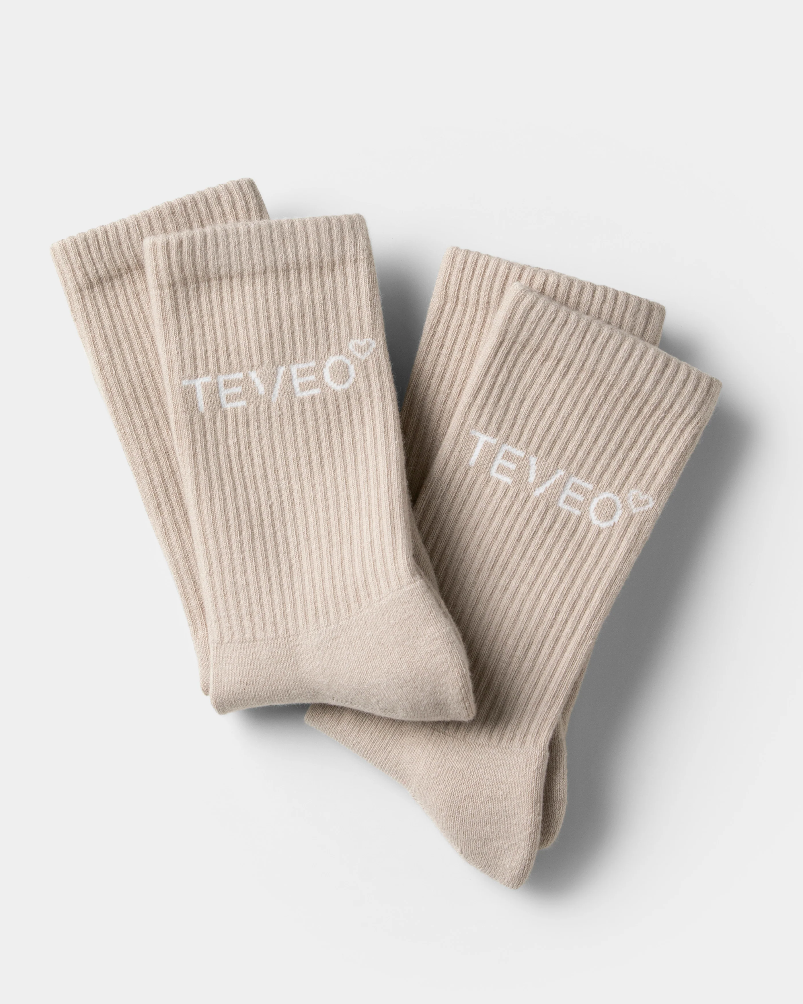 Contrastline Socken (2er-Pack) "Cream - Off White" - Image 3
