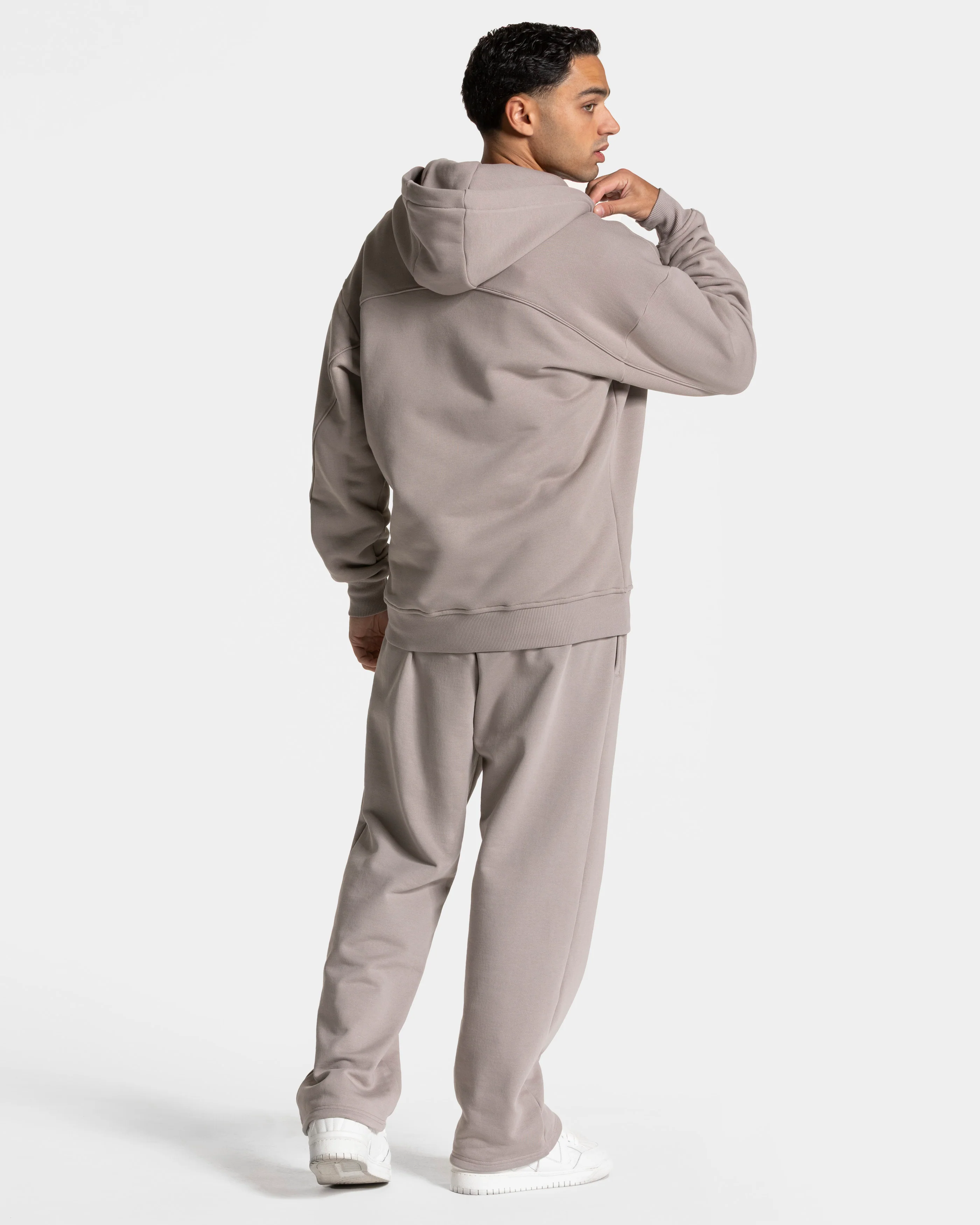 Contrastline Straight Leg Jogger "Stone" - Image 5