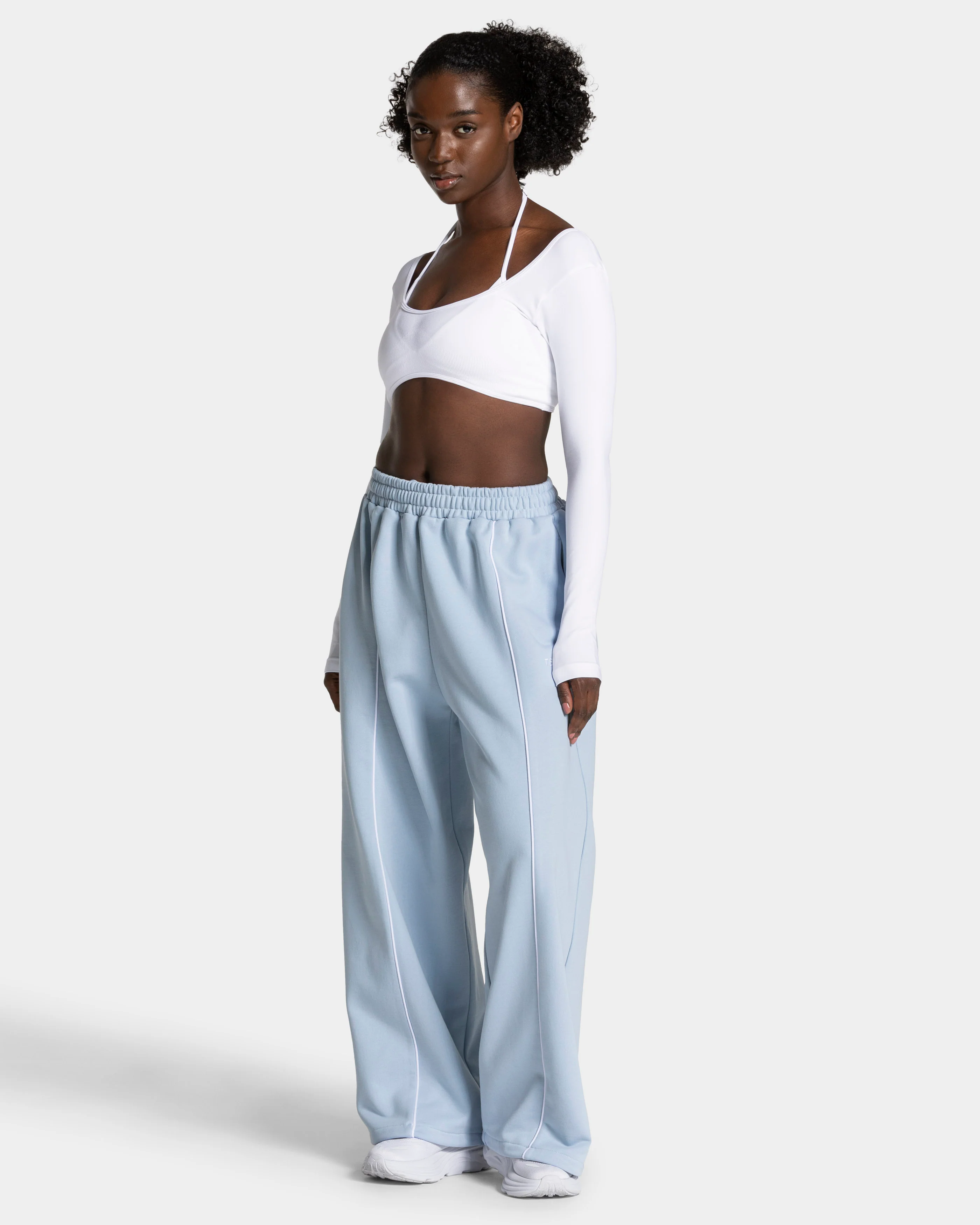 Contrastline Wide Leg Jogger "Babyblau" - Image 3