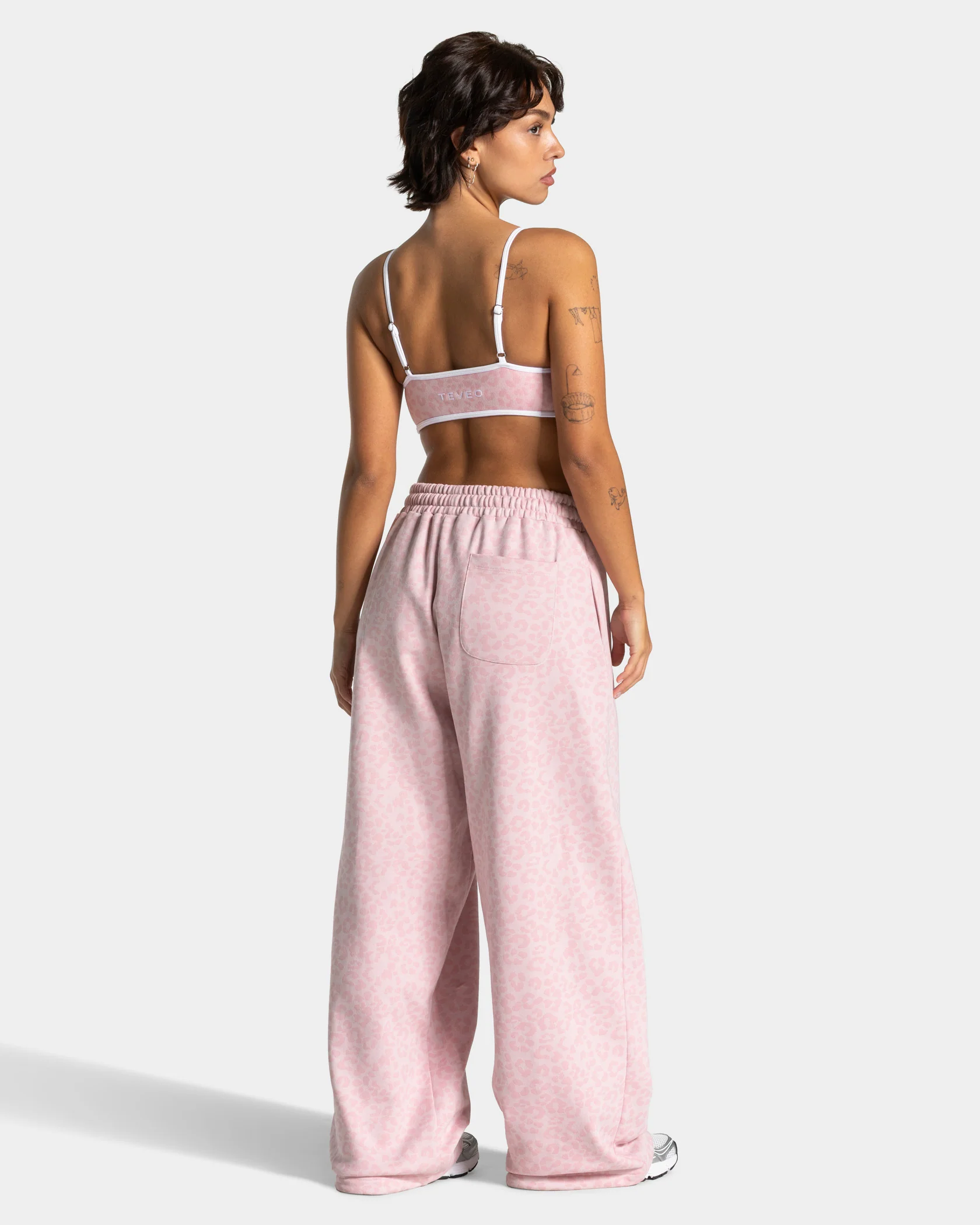 Contrastline Wide Leg Jogger "Leo Rosa" - Image 5