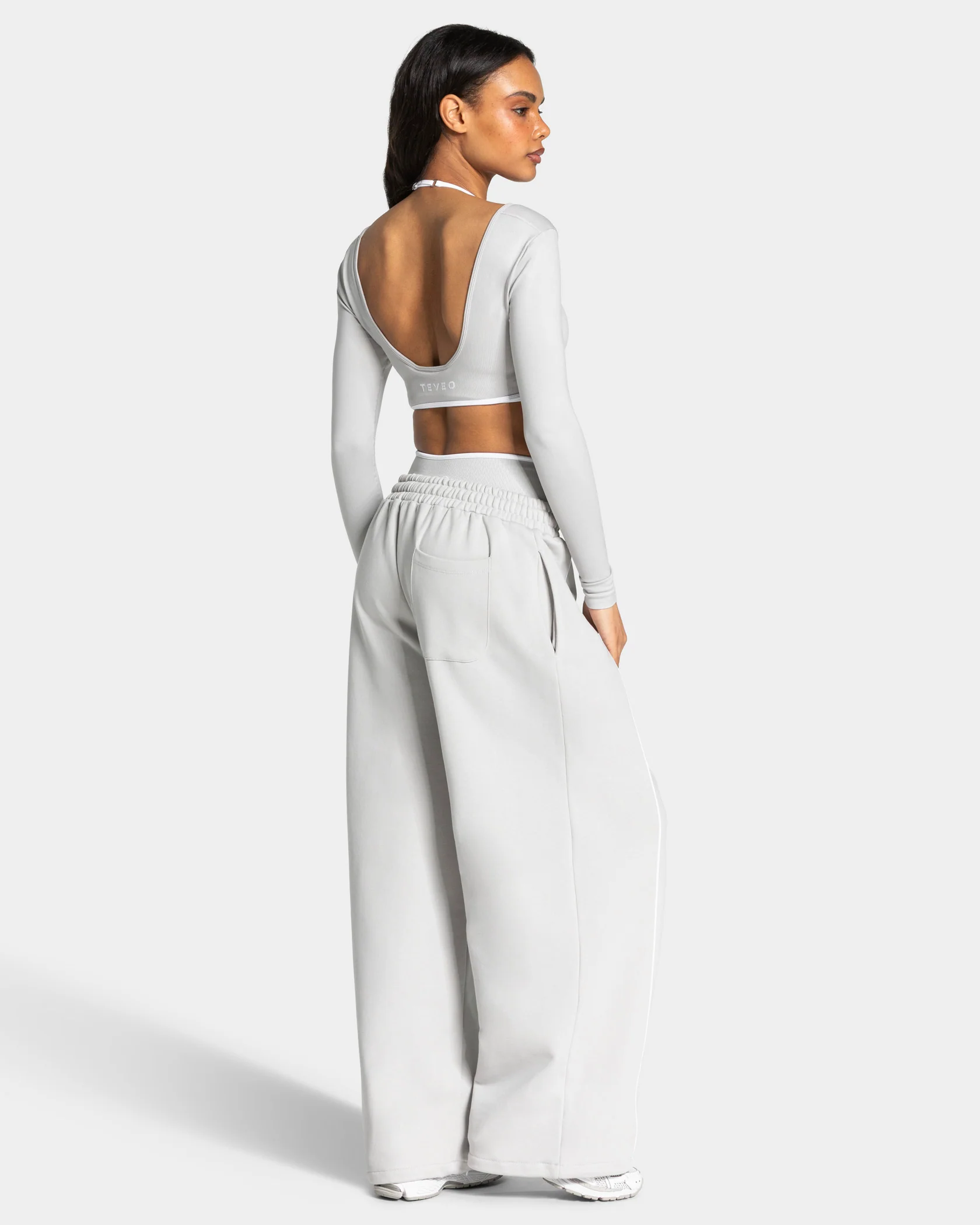 Contrastline Wide Leg Jogger "Moon" - Image 5