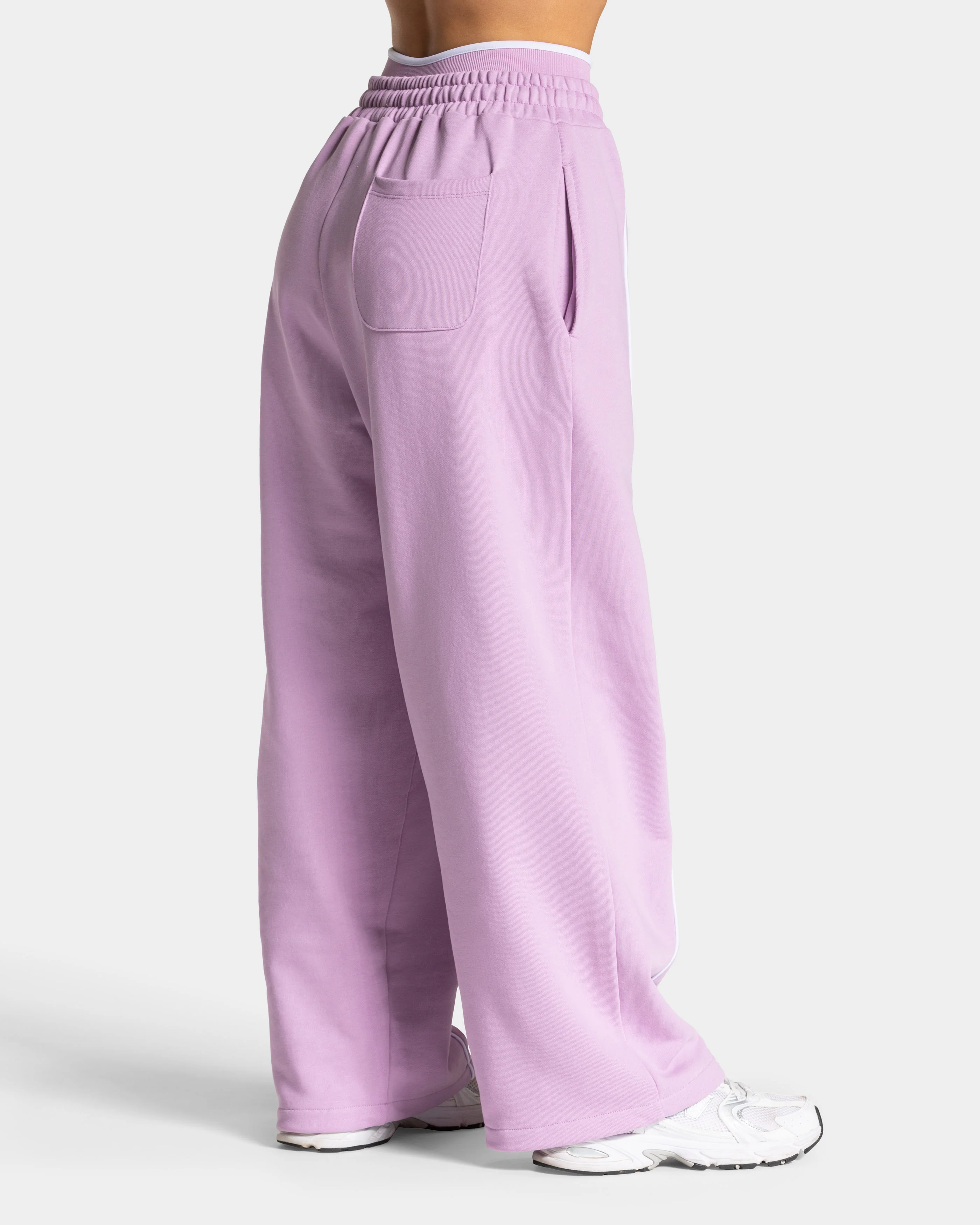 Contrastline Wide Leg Jogger "Orchid" - Image 2
