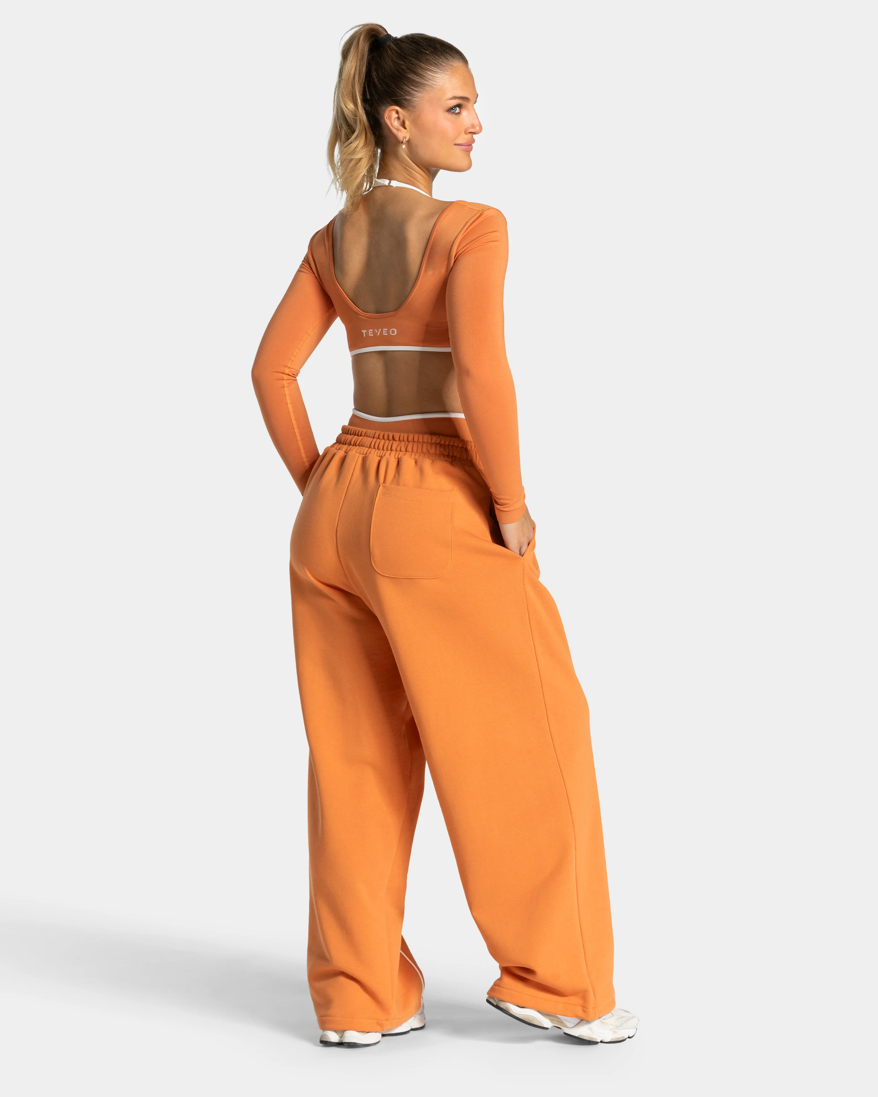 Contrastline Wide Leg Jogger "Pumpkin Spice" - Image 5