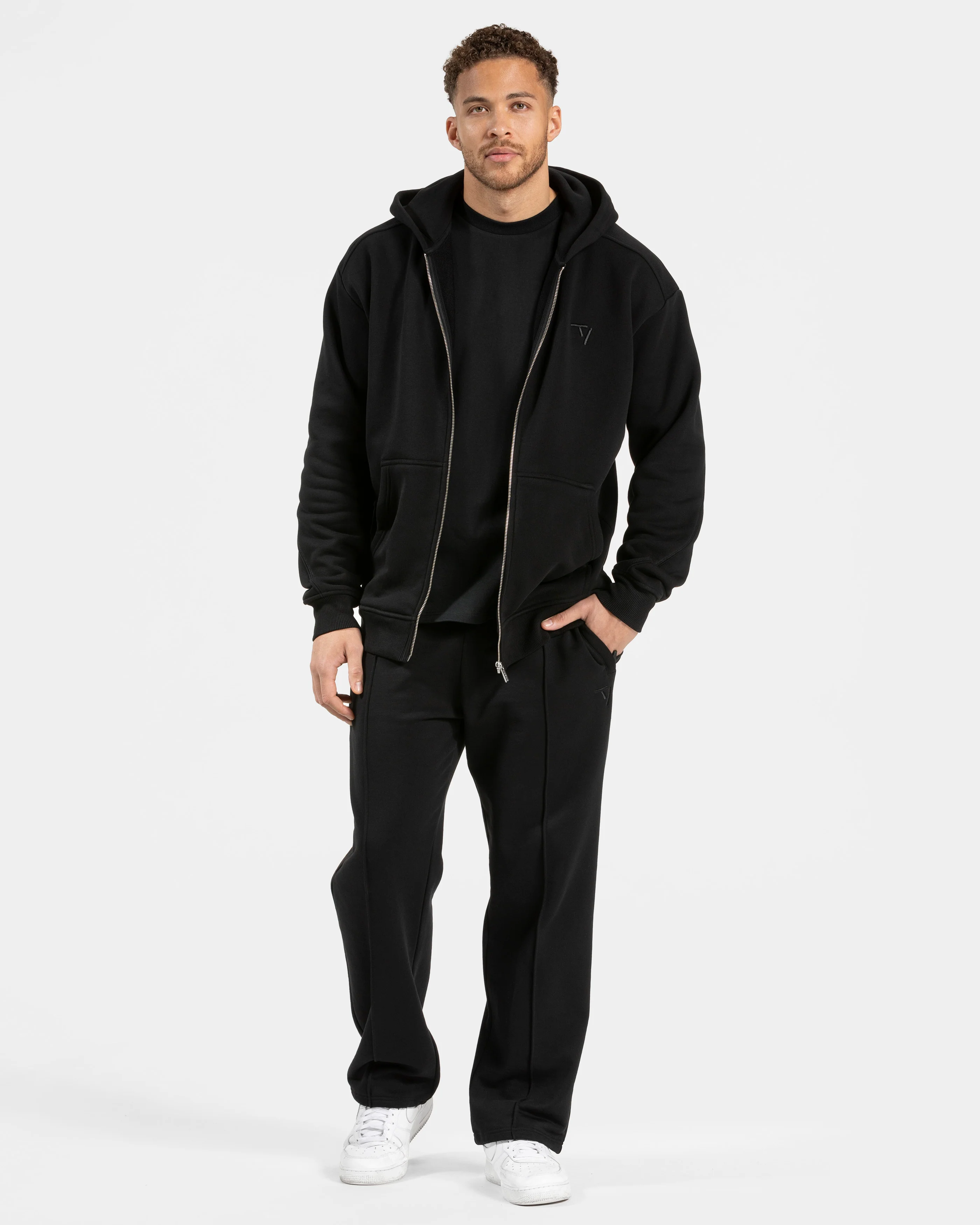 Contrastline Zip Jacke "Schwarz" - Image 3