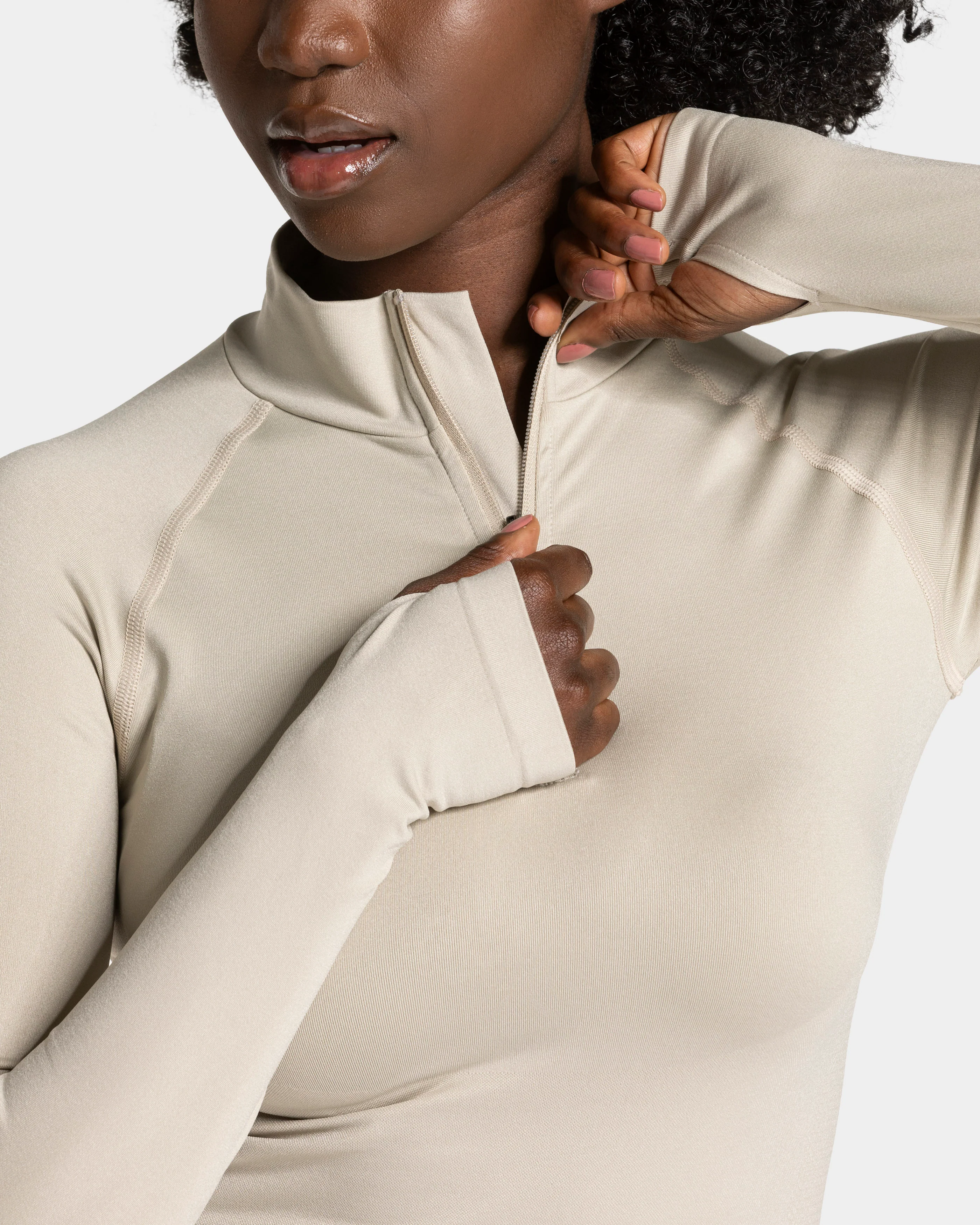 END Running Half Zip "Latte" - Image 4