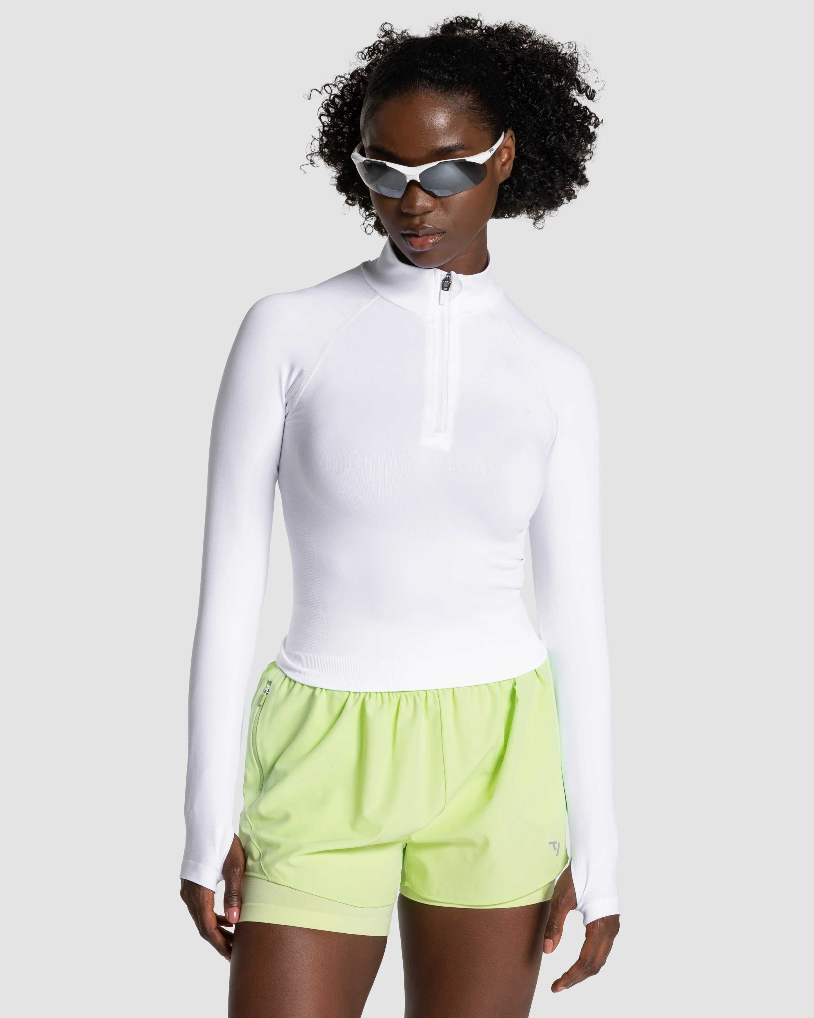 END Running Half Zip "Weiß"