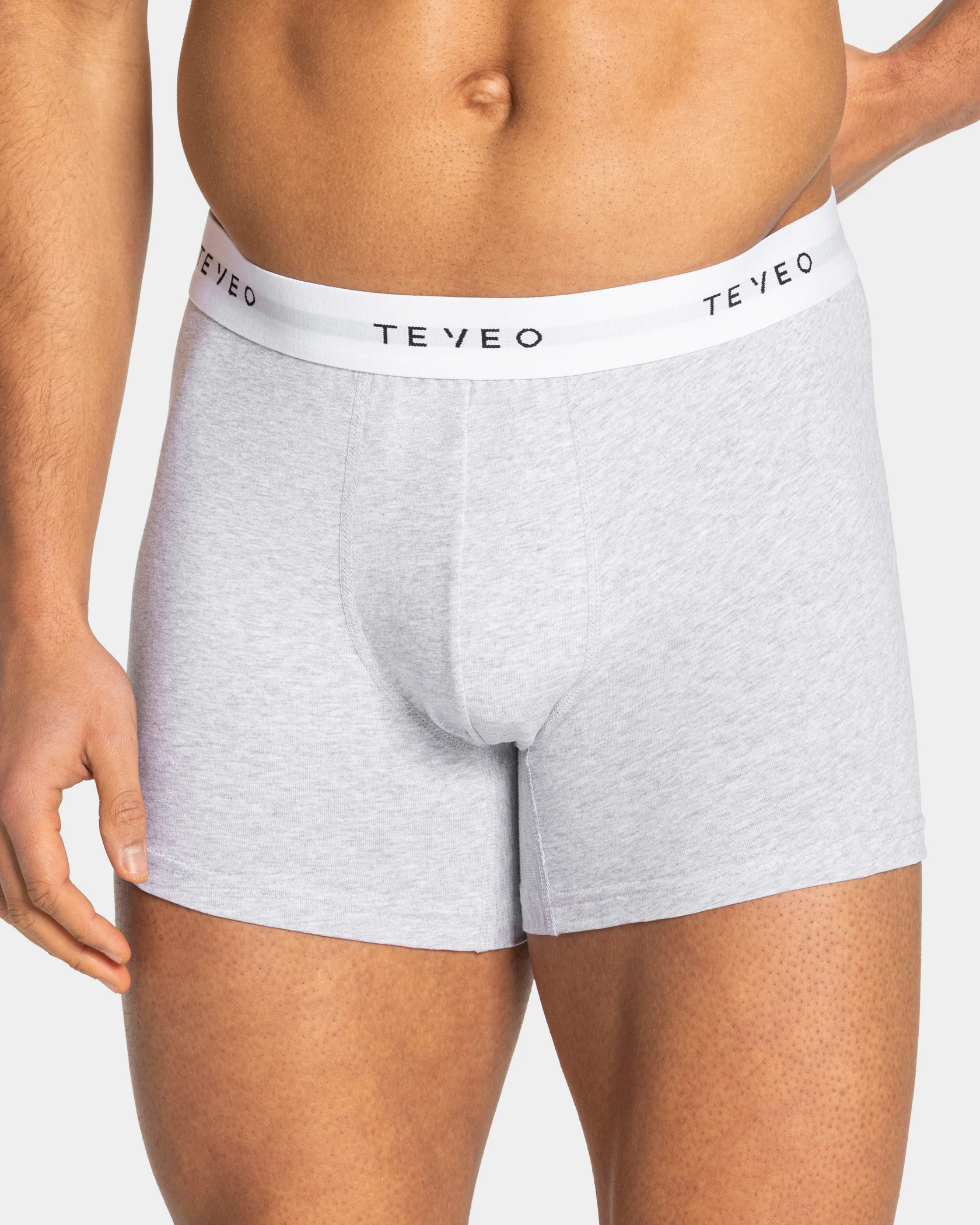 Essential Boxershorts (3er-Pack) "Grau Meliert/Midnight/Weiß" - Image 2