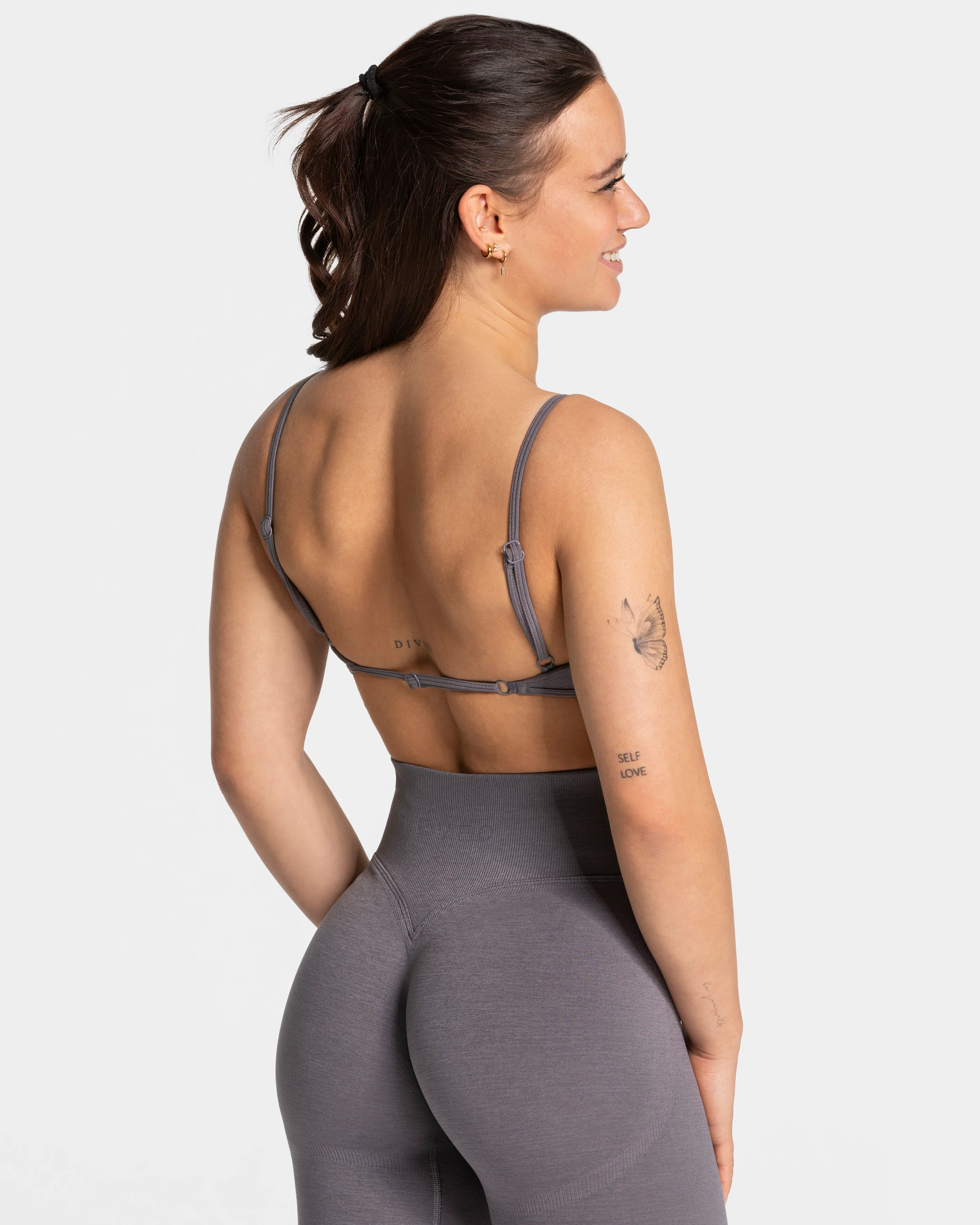 Femme Backless Bh "Graphit" - Image 2