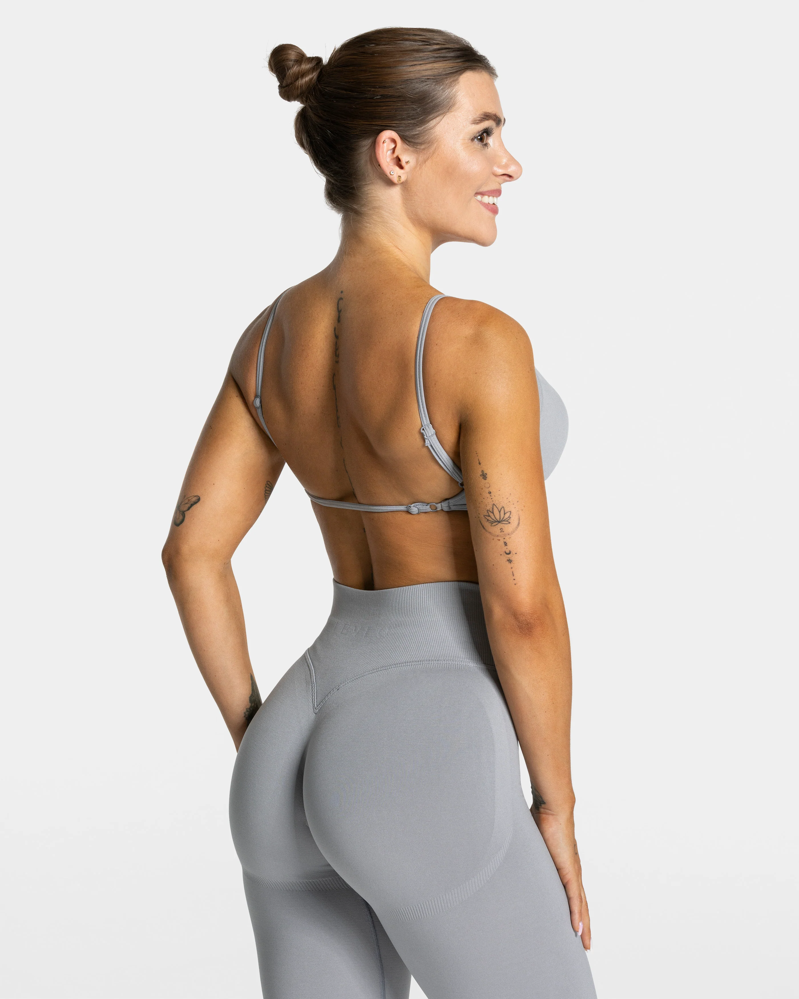Femme Backless Bh "Grau" - Image 2