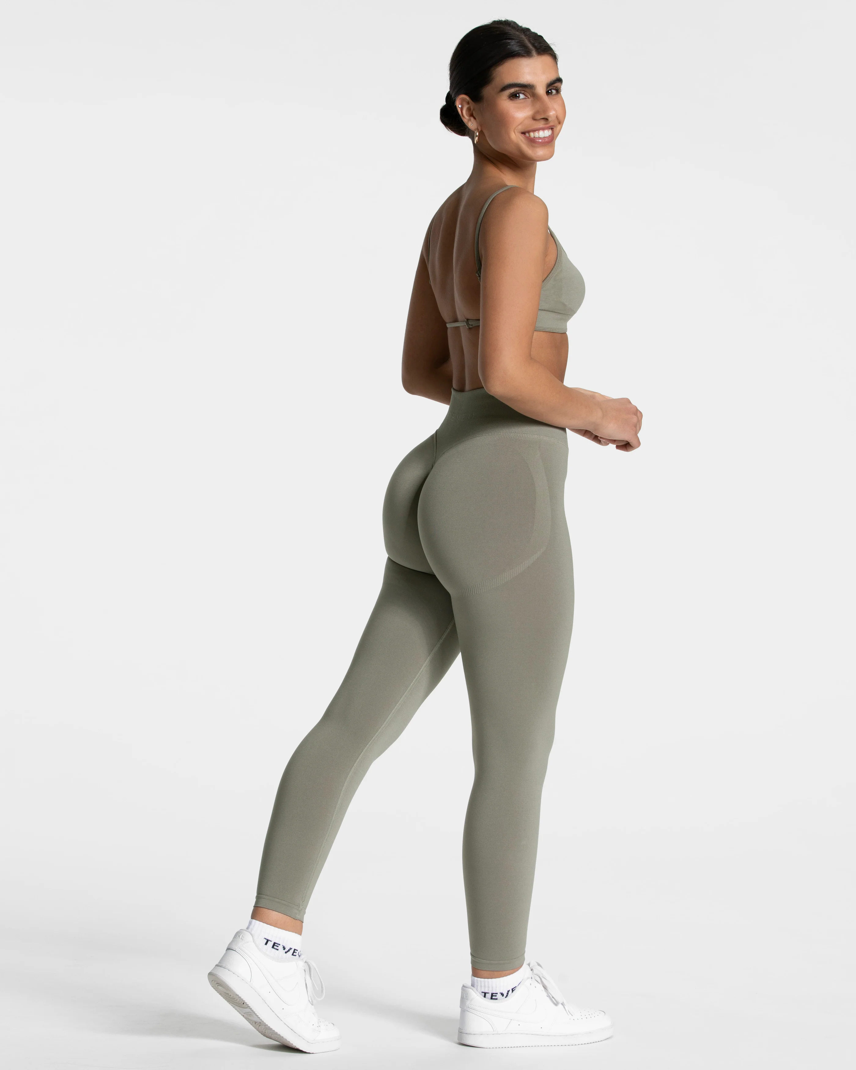 Femme Backless Bh "Khaki" - Image 5