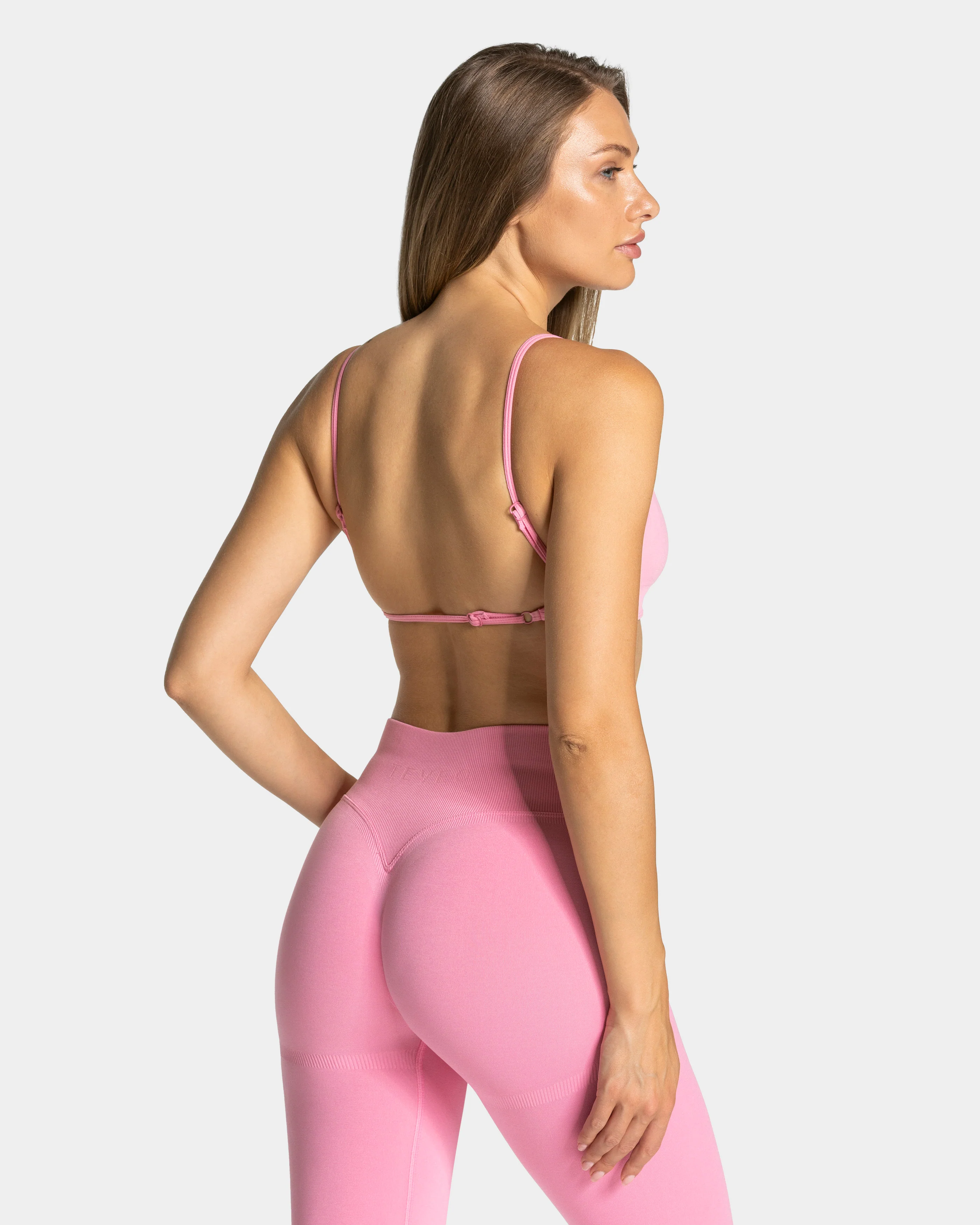 Femme Backless Bh "Pink" - Image 2