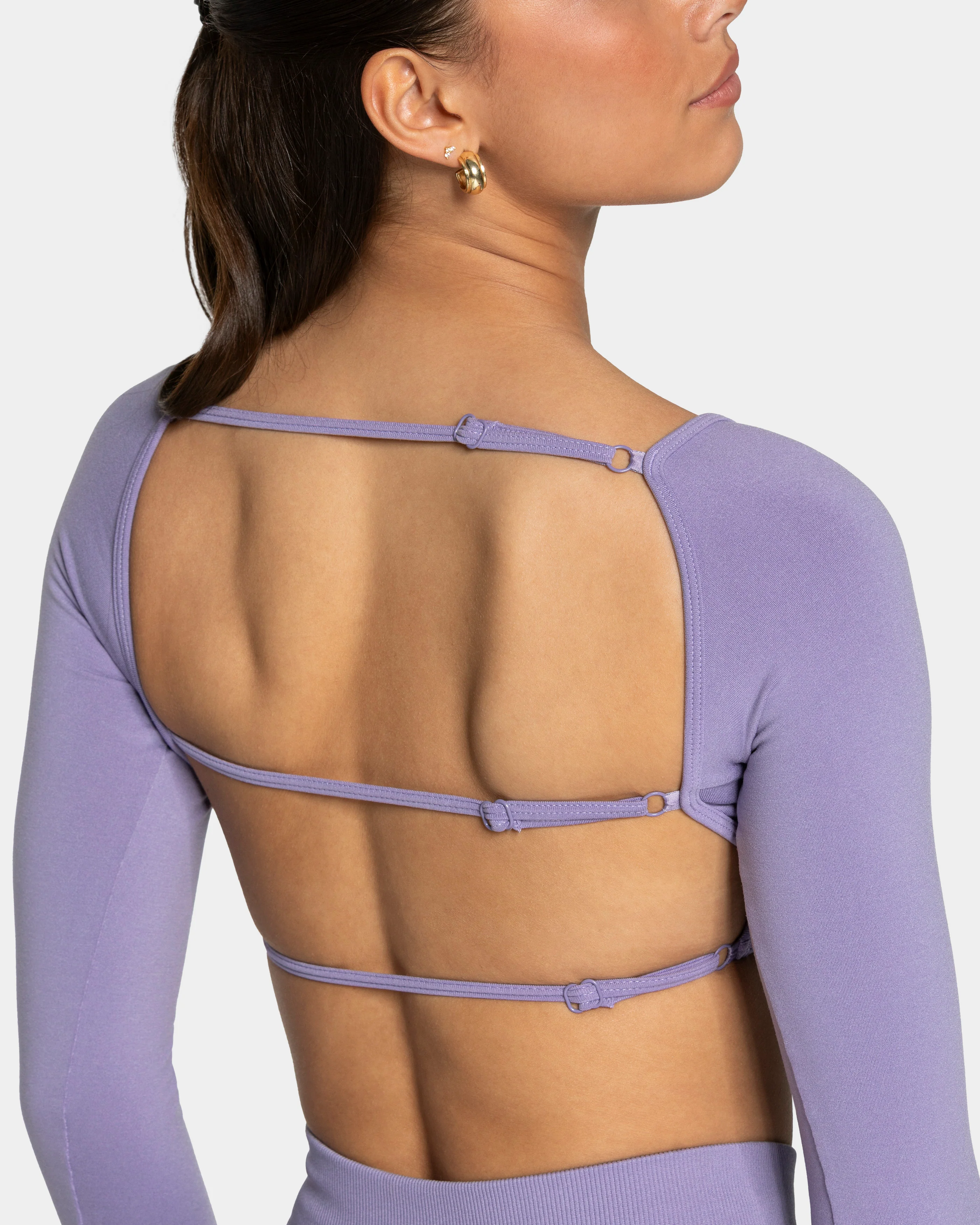 Femme Backless Longsleeve "Lavendel" - Image 4