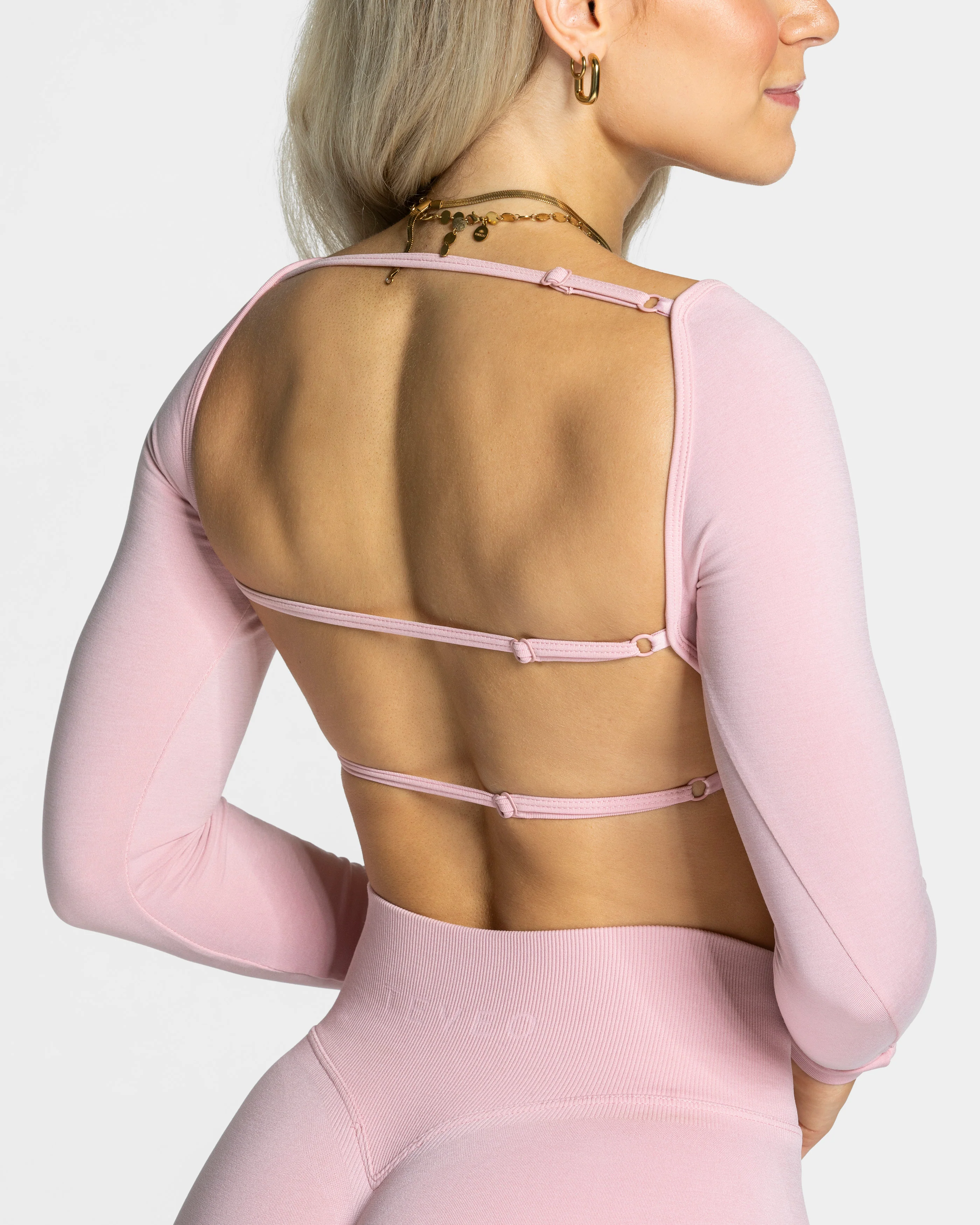 Femme Backless Longsleeve "Rosa" - Image 4