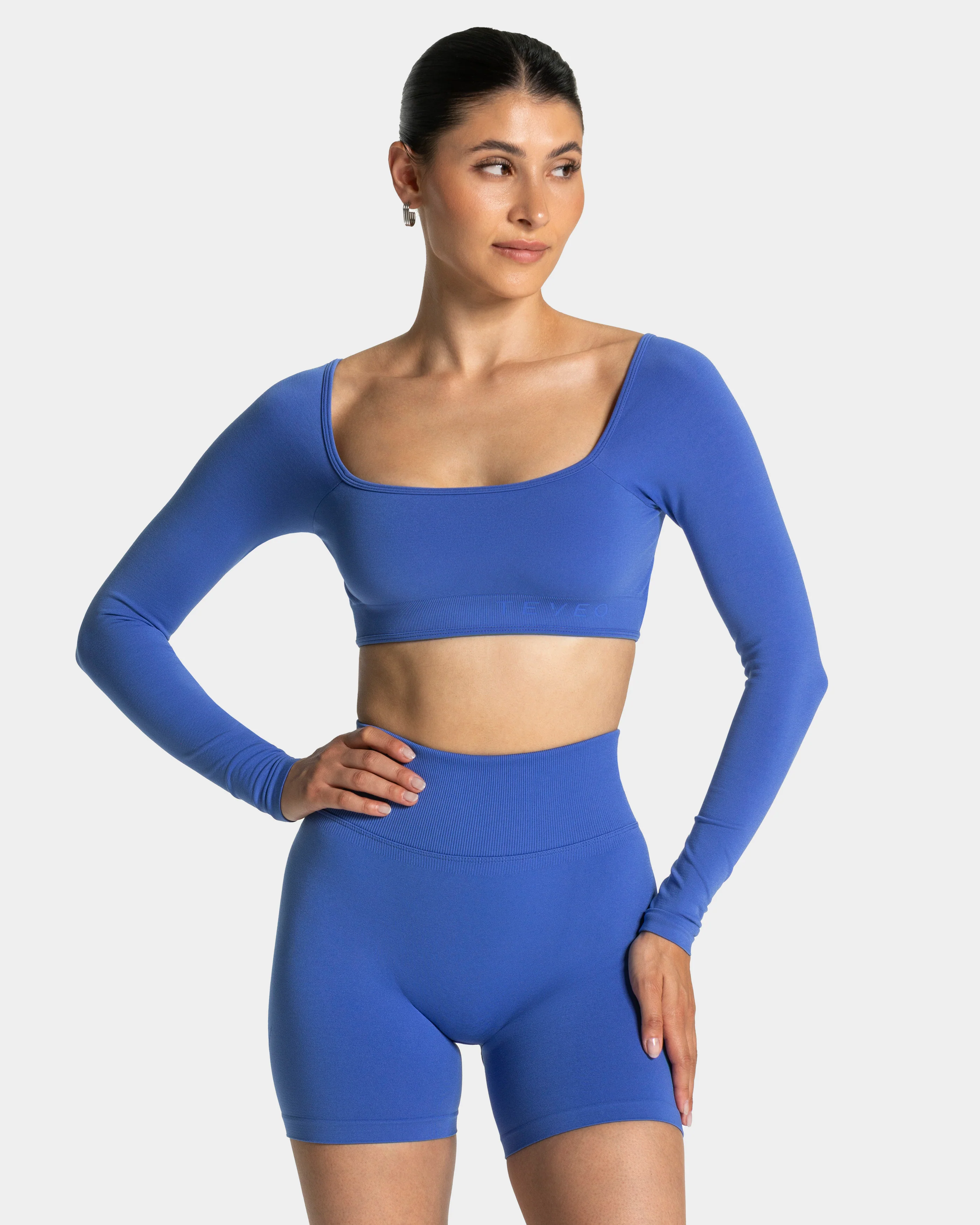 Femme Backless Longsleeve "Royalblau" - Image 2