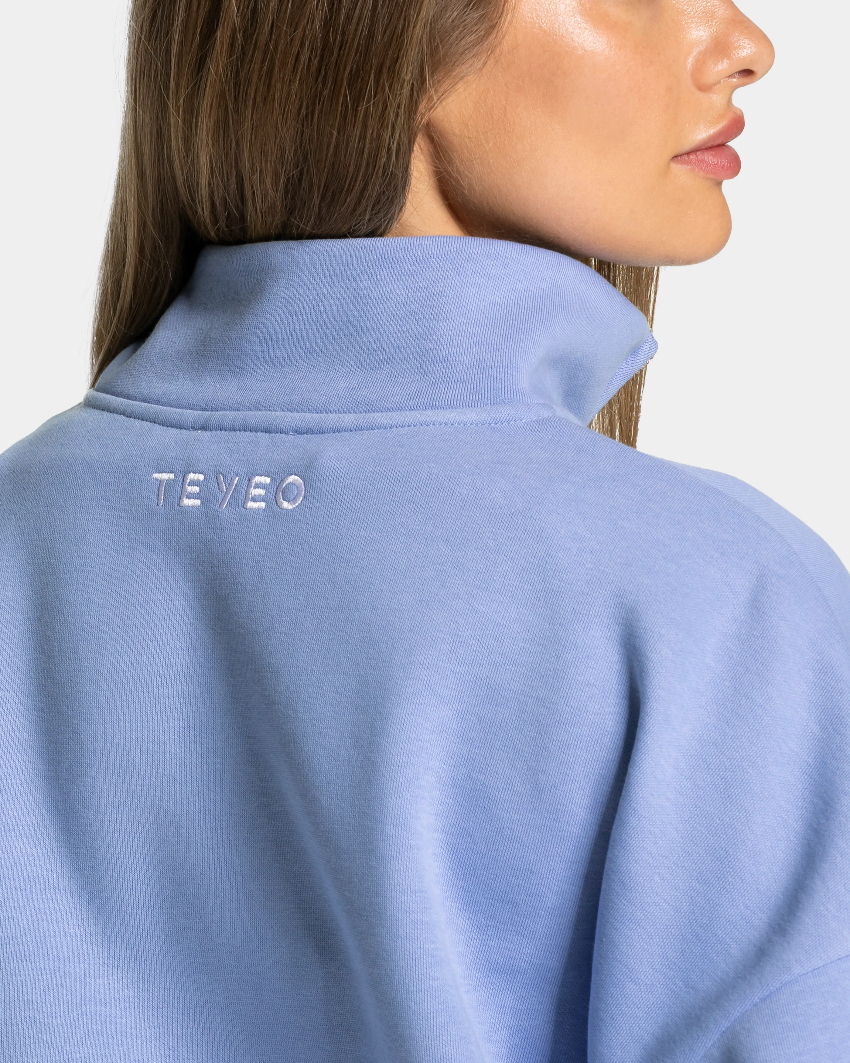 Femme Half Zip Sweater "Frozen" - Image 4
