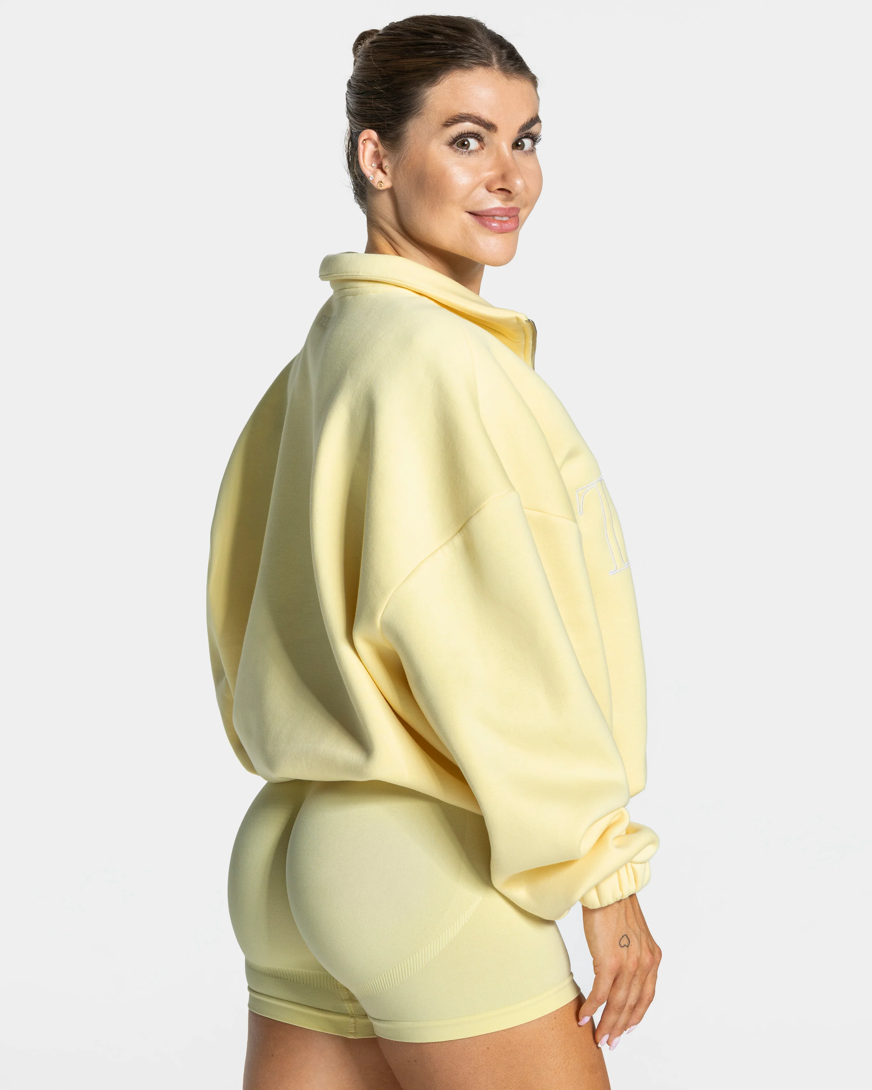 Femme Half Zip Sweater "Gelb" - Image 2