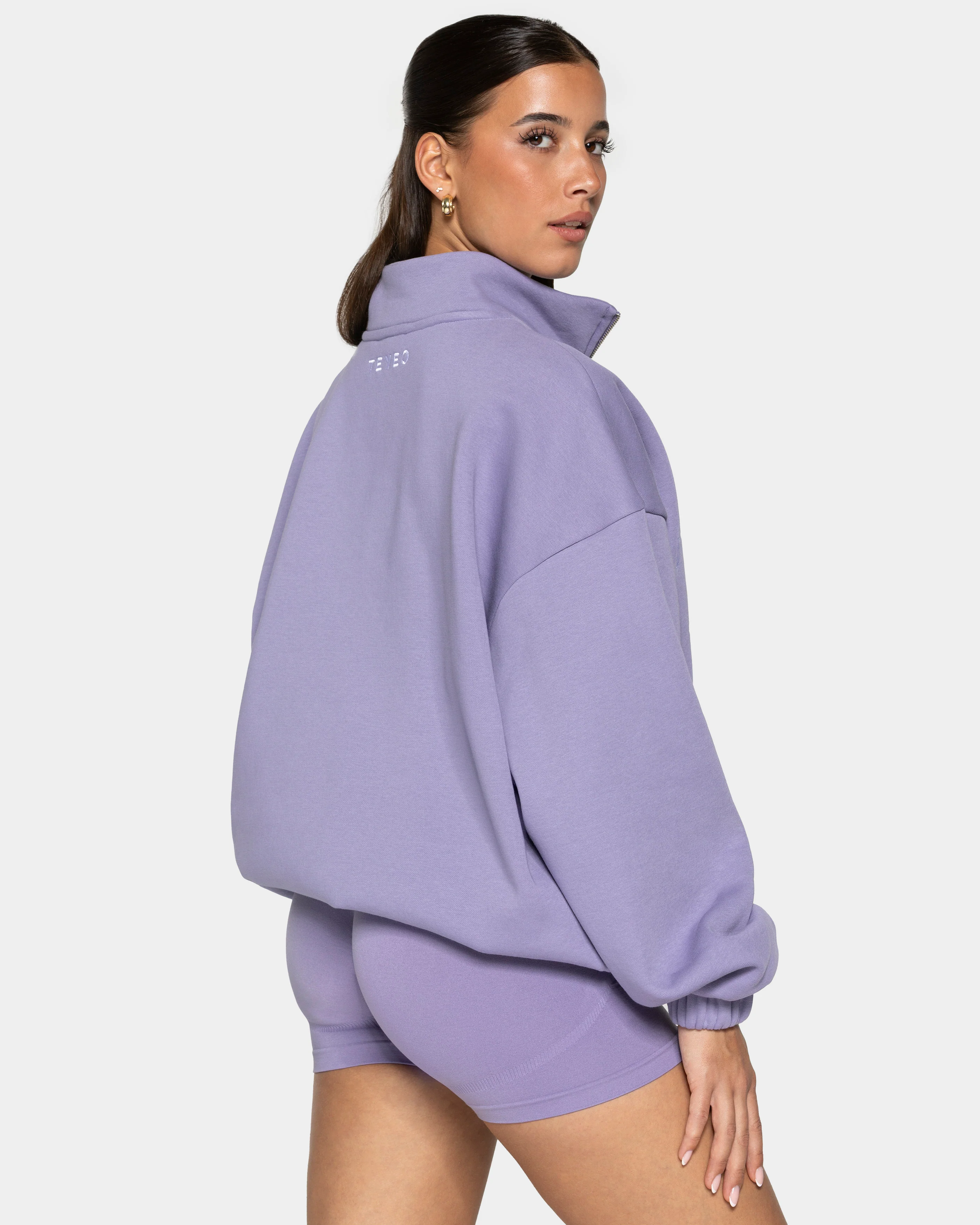 Femme Half Zip Sweater "Lavendel" - Image 2