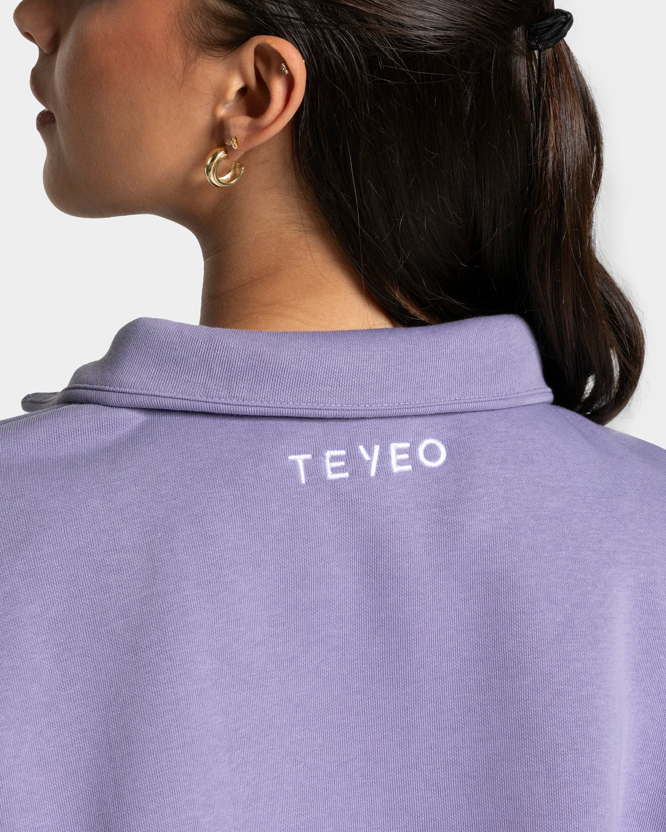 Femme Half Zip Sweater "Lavendel" - Image 4