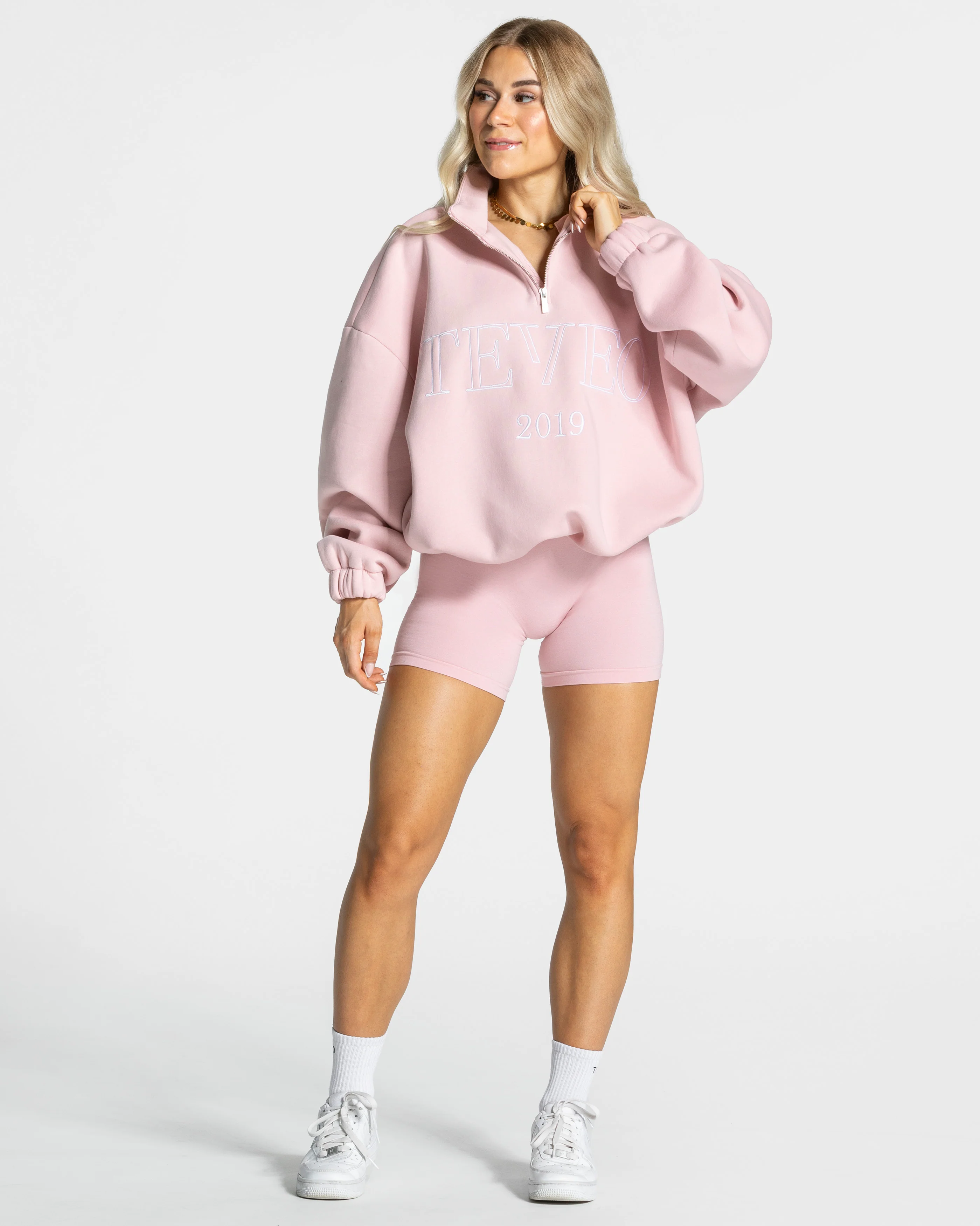 Femme Half Zip Sweater "Rosa" - Image 3