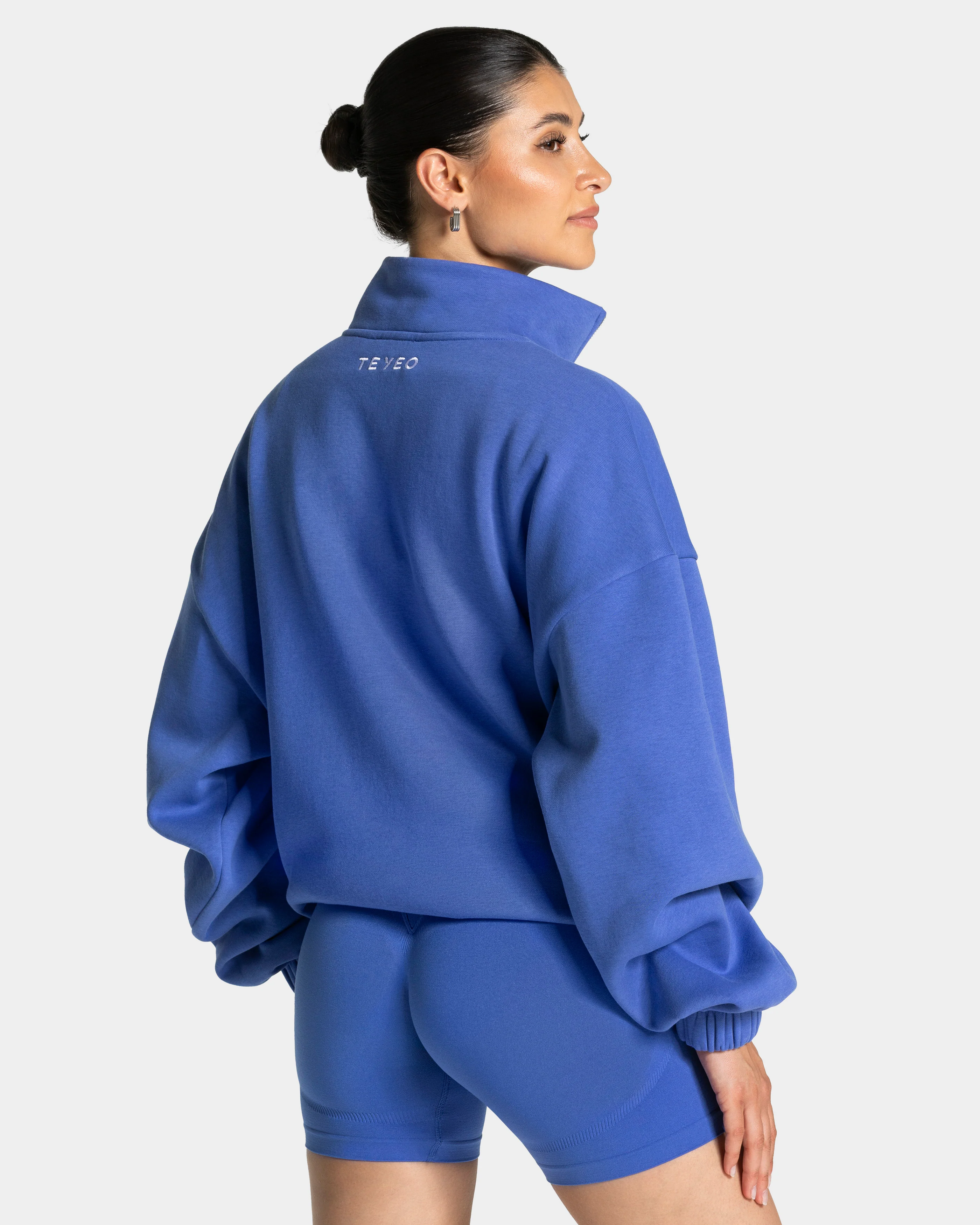 Femme Half Zip Sweater "Royalblau" - Image 2