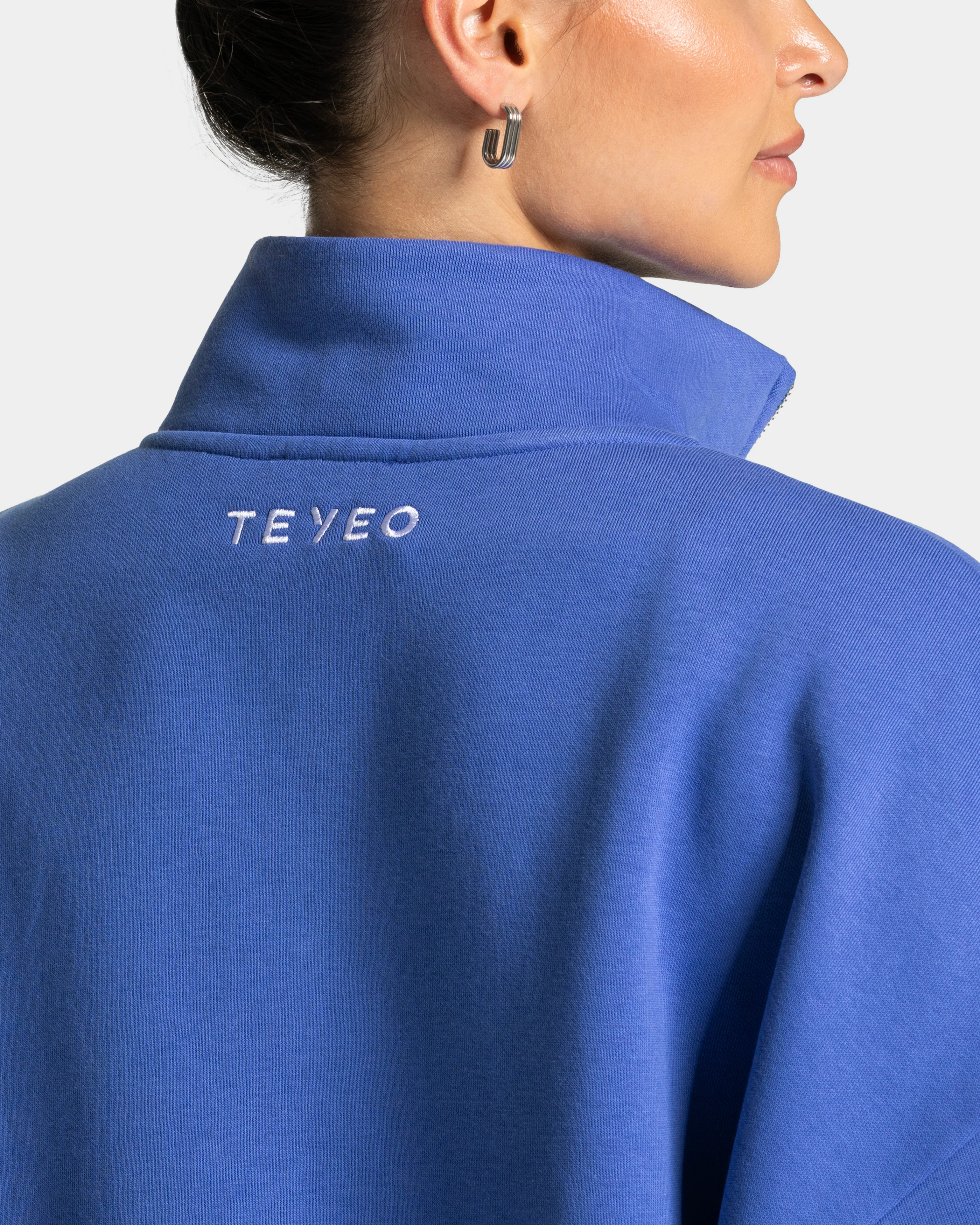 Femme Half Zip Sweater "Royalblau" - Image 4
